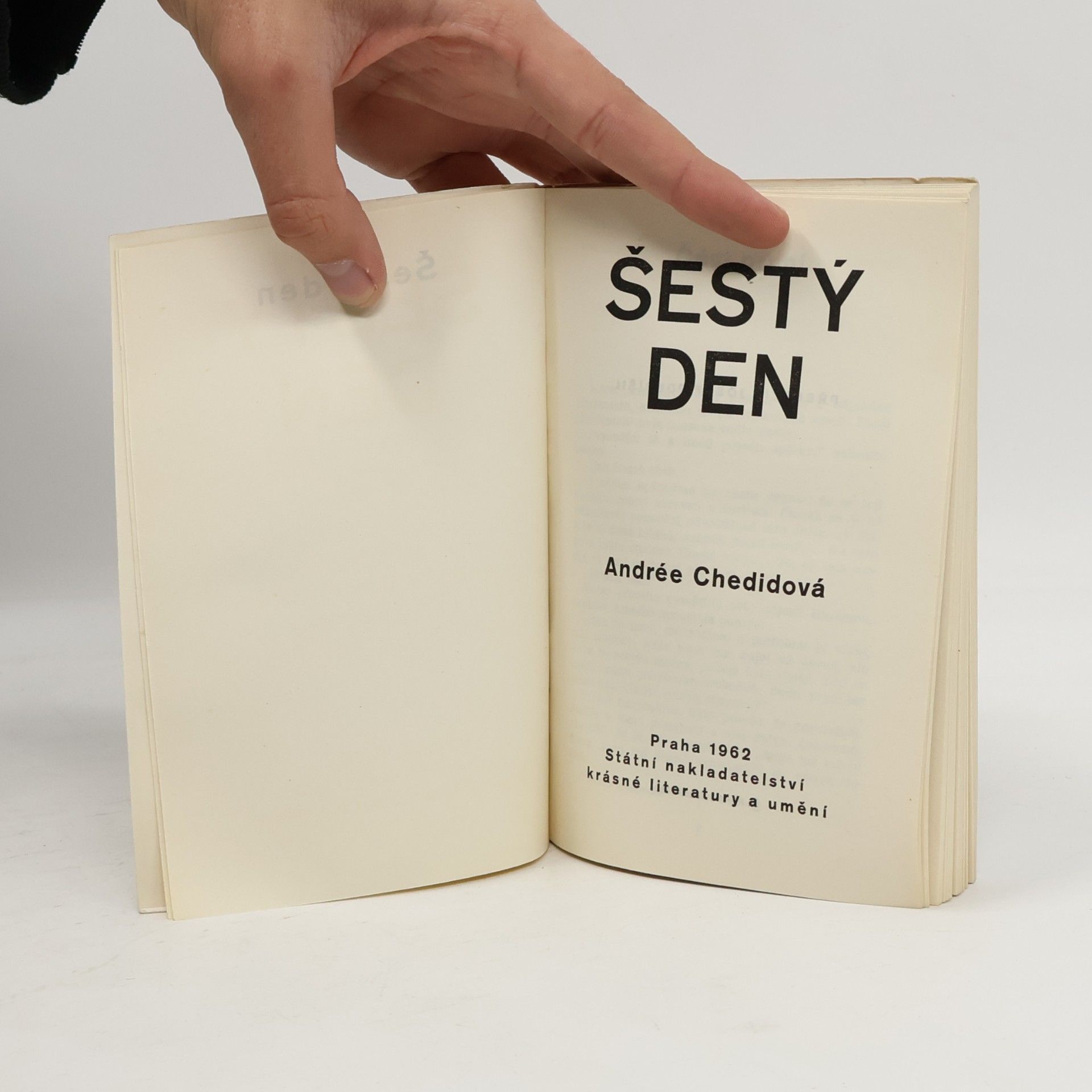 Andrée Chedid Šestý den