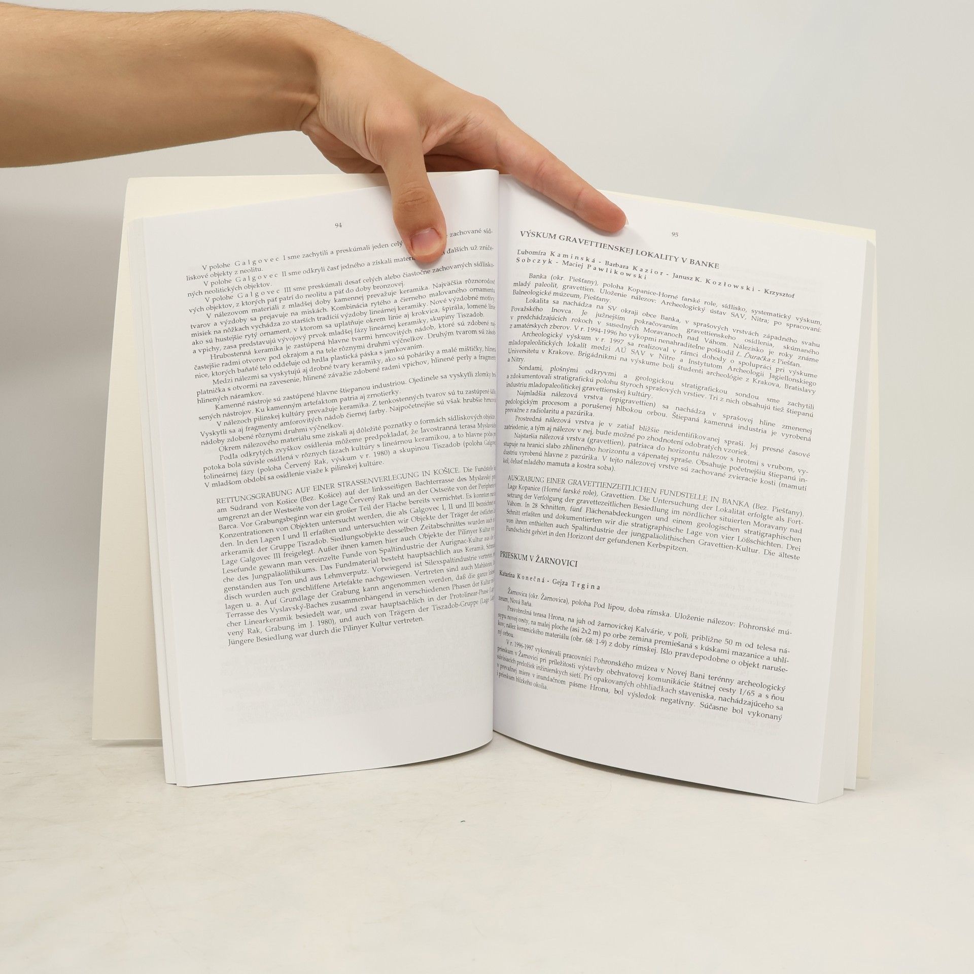 Various authors Archeologické výskumy a nálezy na Slovensku v roku 1997