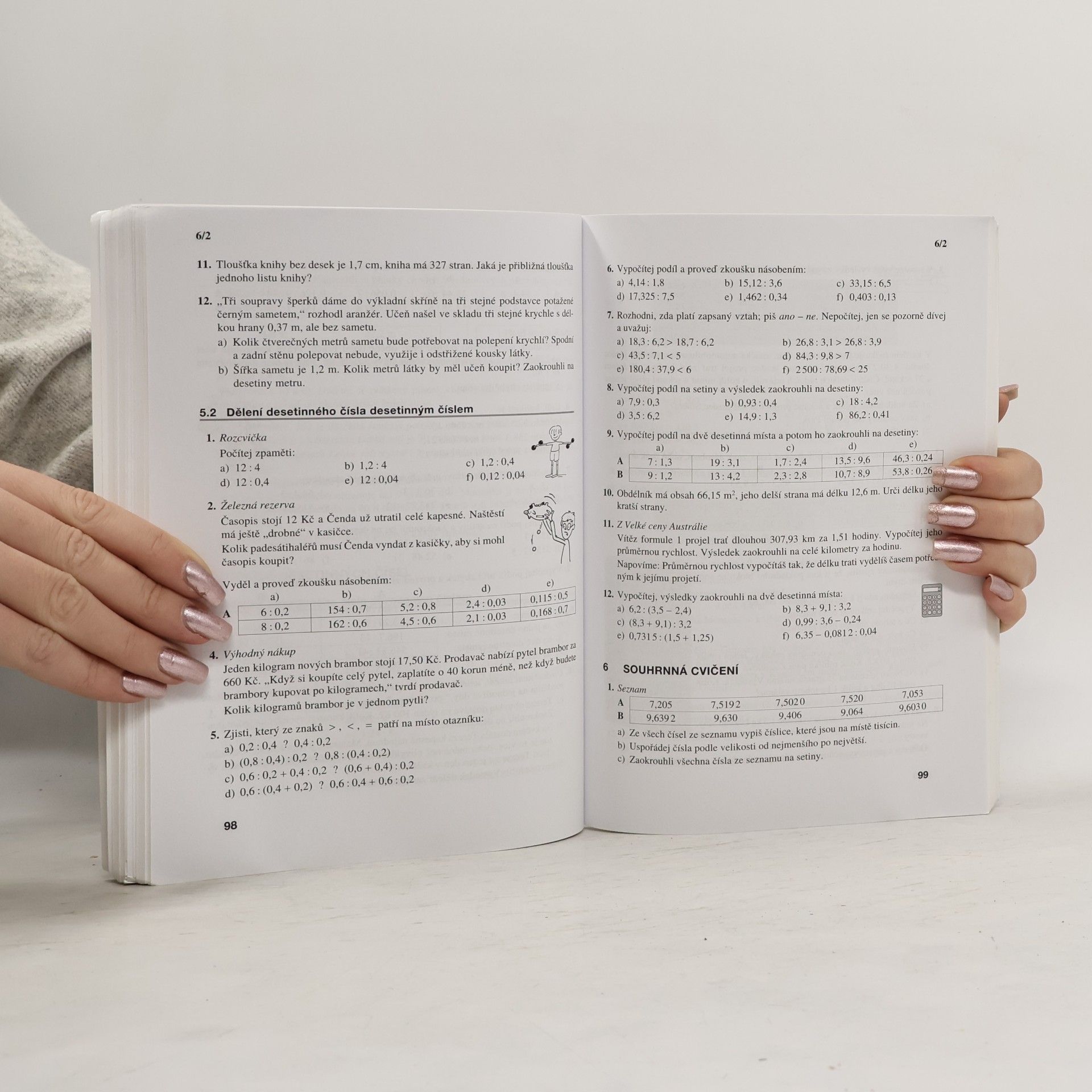 Oldřich Odvárko Pracovní sešit z matematiky. Soubor úloh pro 6. ročník základní školy