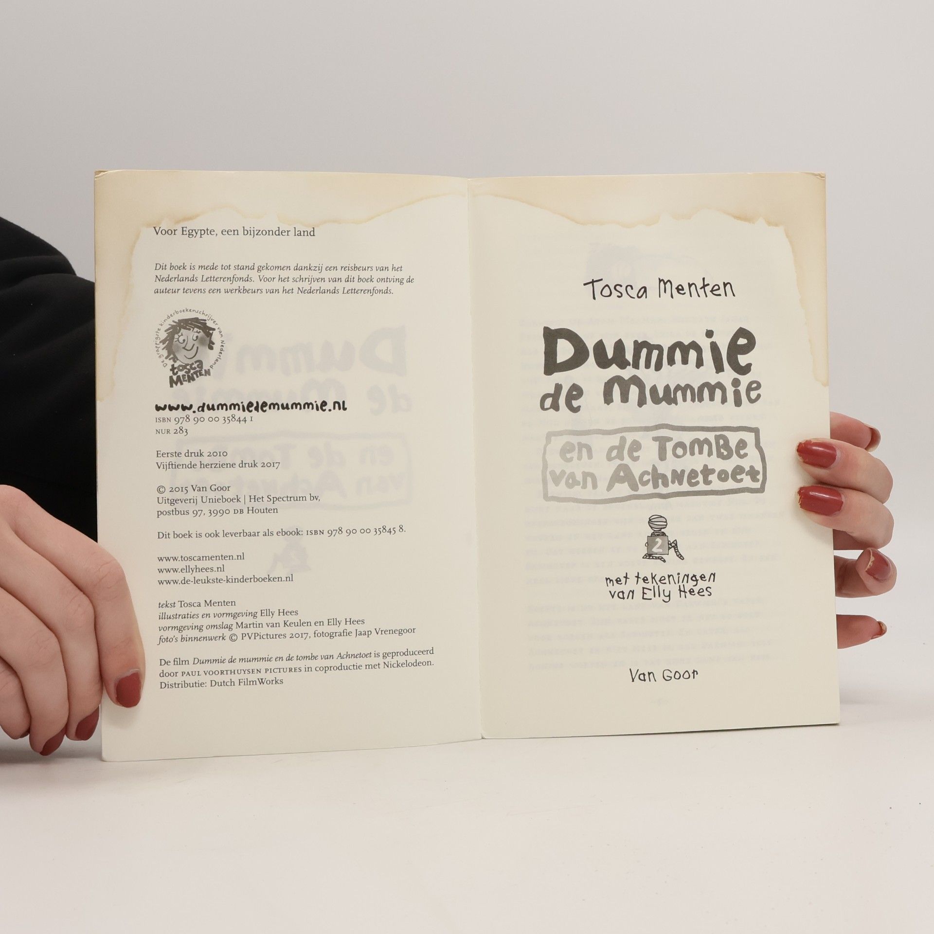 Tosca Menten Dummie de mummie en de tombe van Achnetoet