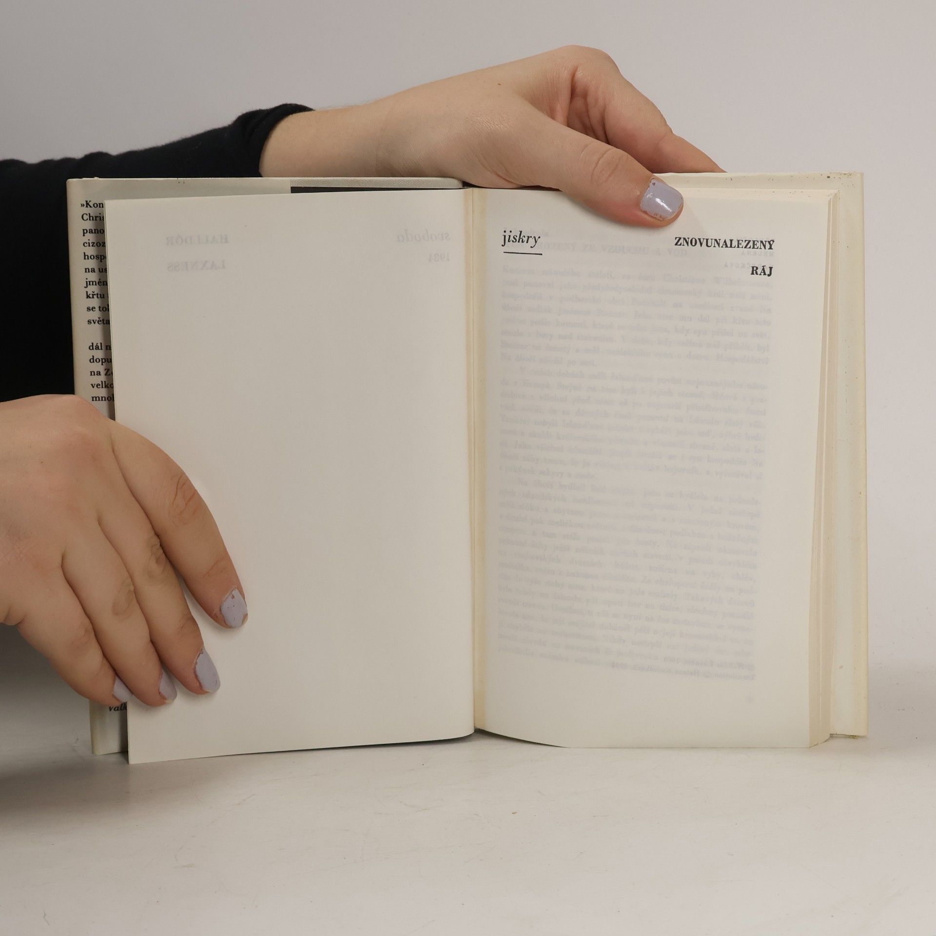 Halldór Laxness Znovunalezený ráj