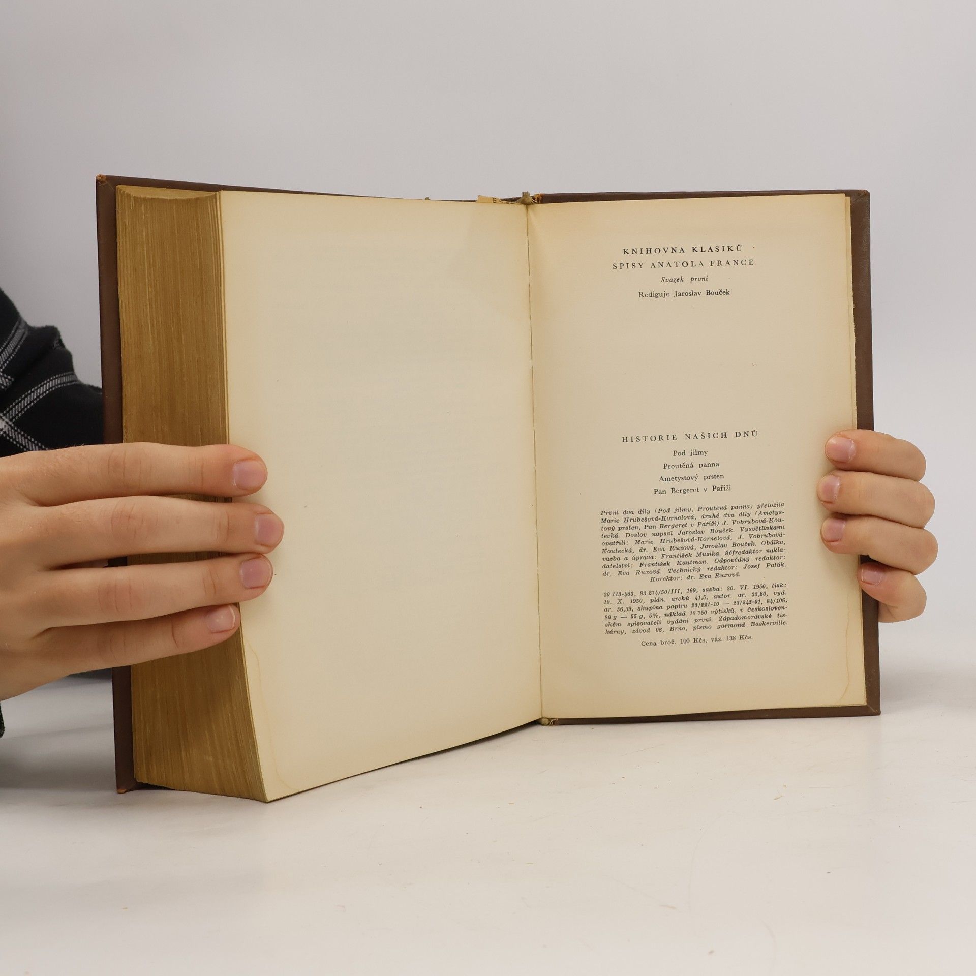 Anatole France Historie našich dnů