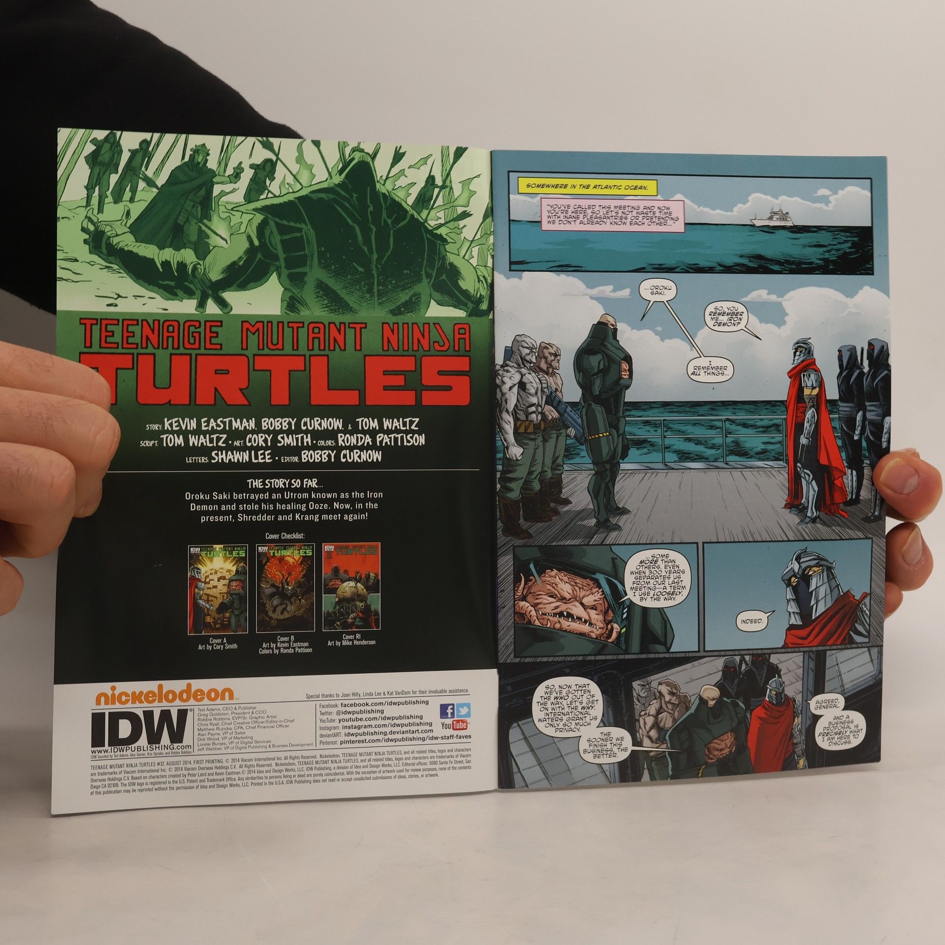 Kevin B. Eastman Teenage Mutant Ninja Turtles 37