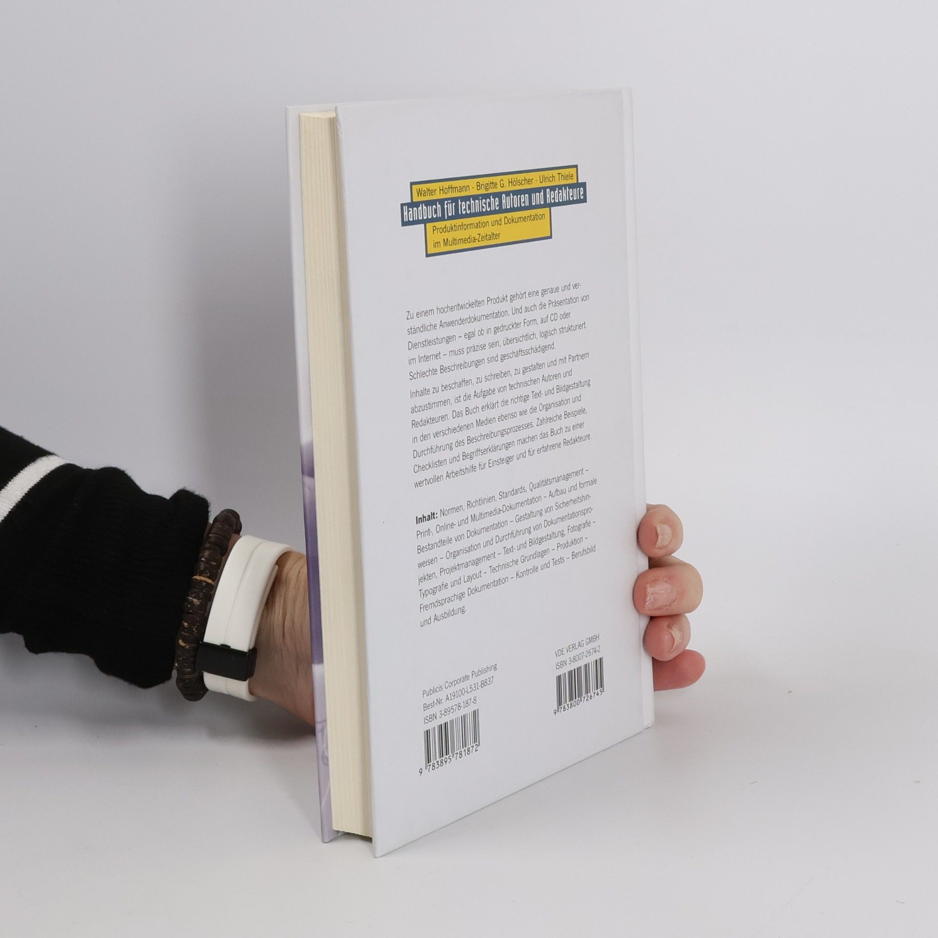Walter Hoffmann Handbuch für technische Autoren und Redakteure