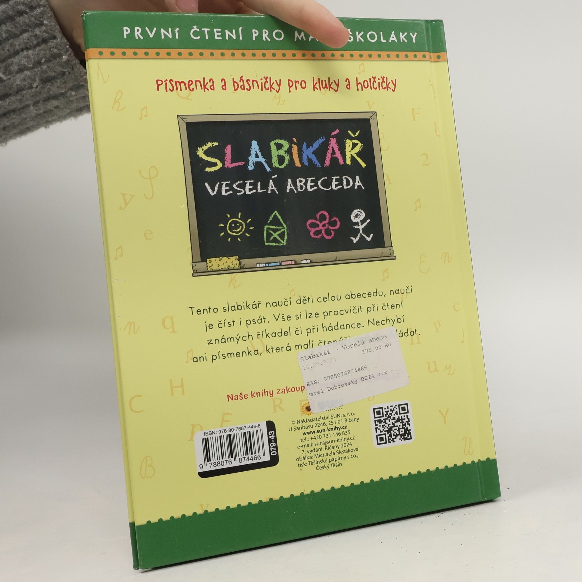 Sun Slabikář Veselá abeceda - První čtení pro malé školáky