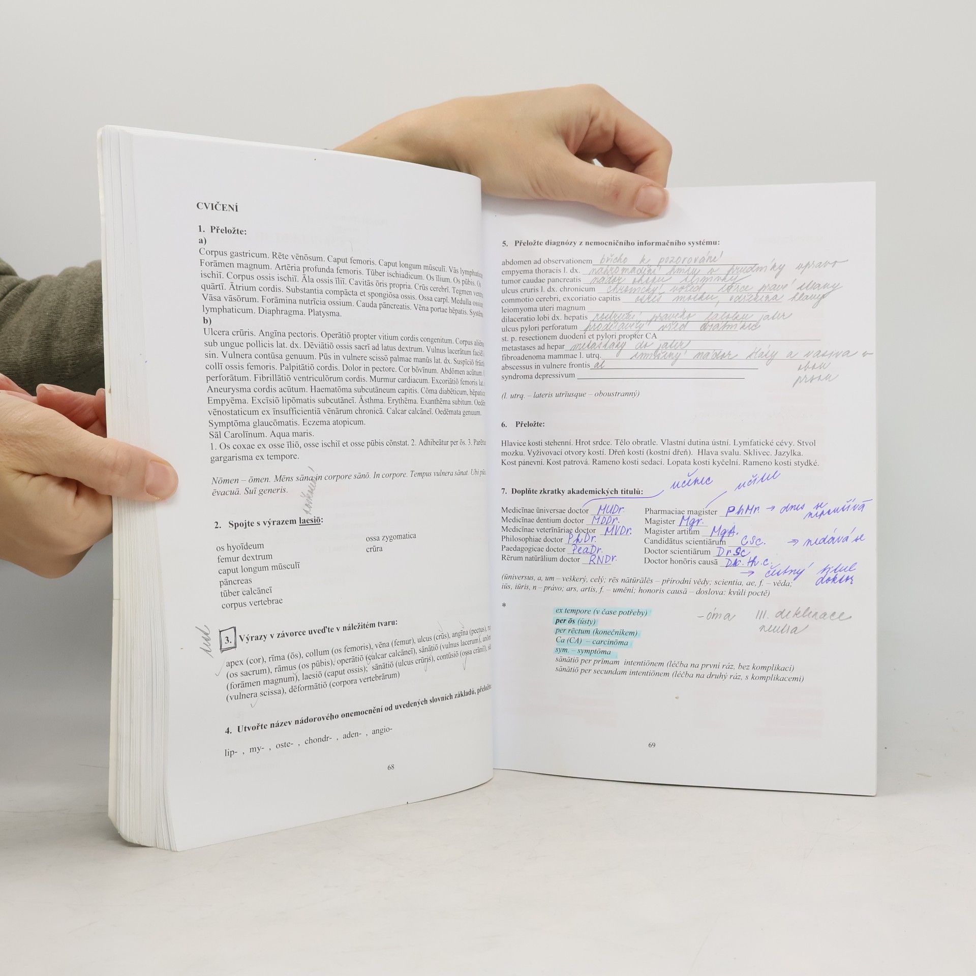 Kolektiv autorů Základy latinské terminologie pro bakalářské zdravotnické obory