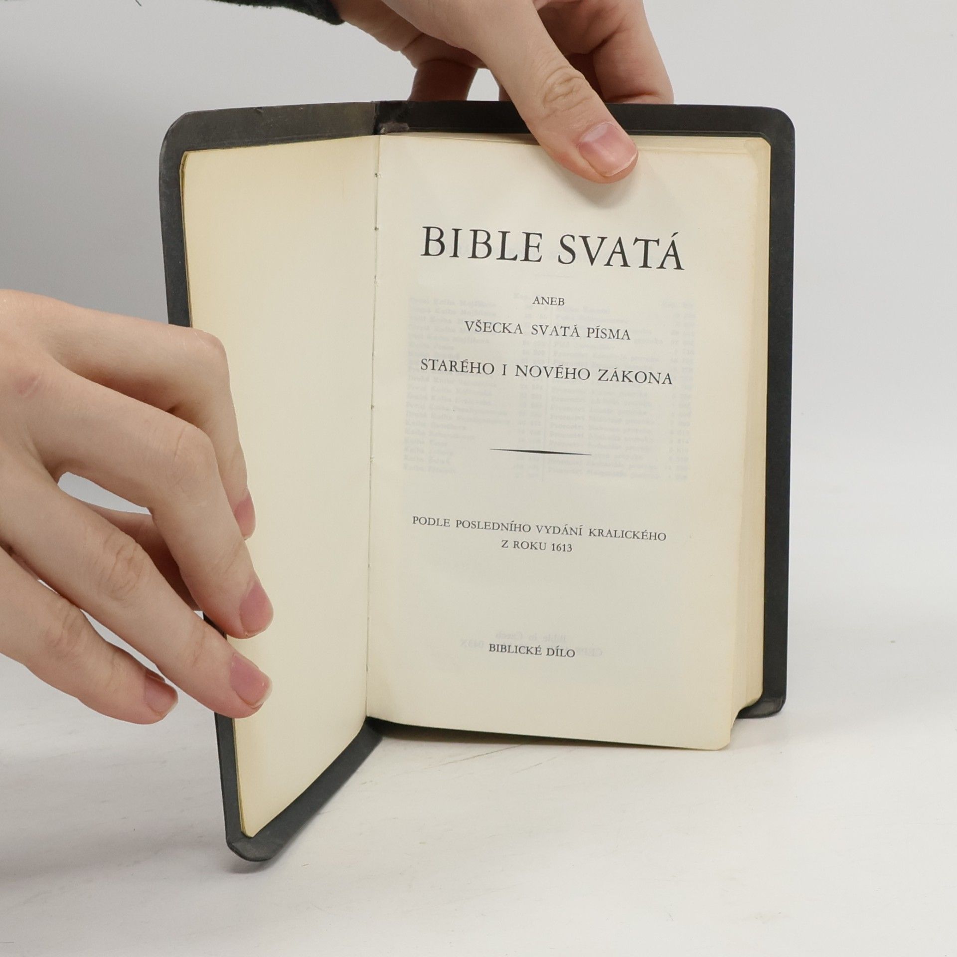 Kolektiv autorů Bible svatá aneb Všecka svatá písma Starého i Nového zákona