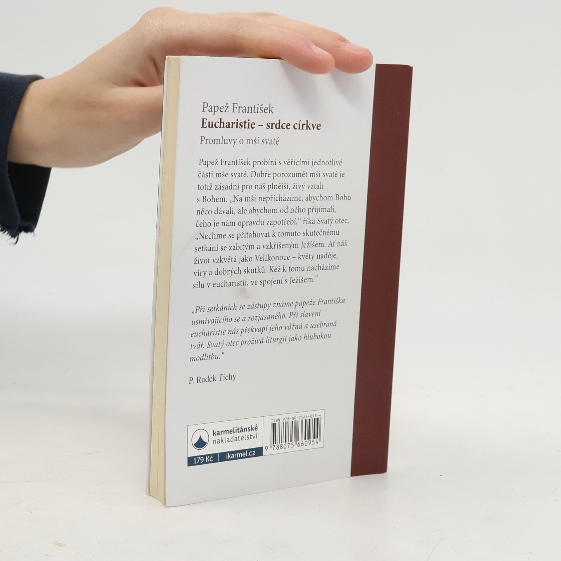 Pápež František Eucharistie - srdce církve: Promluvy o mši svaté - S podněty otce Radka Tichého