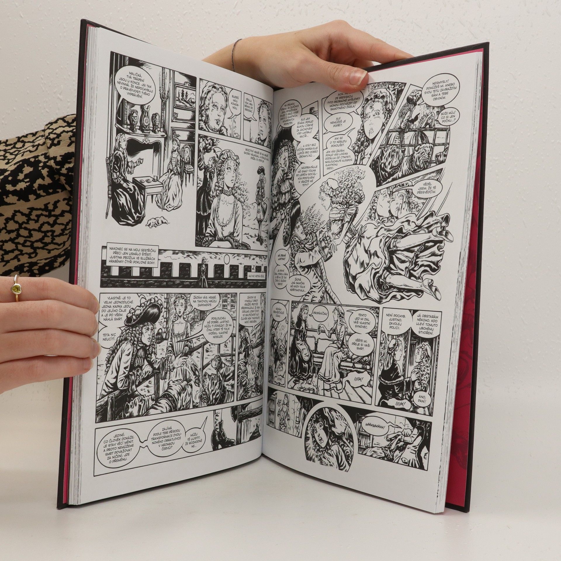 Donatien Alphonse François marquis de Sade Justina a Julietta (komiks)