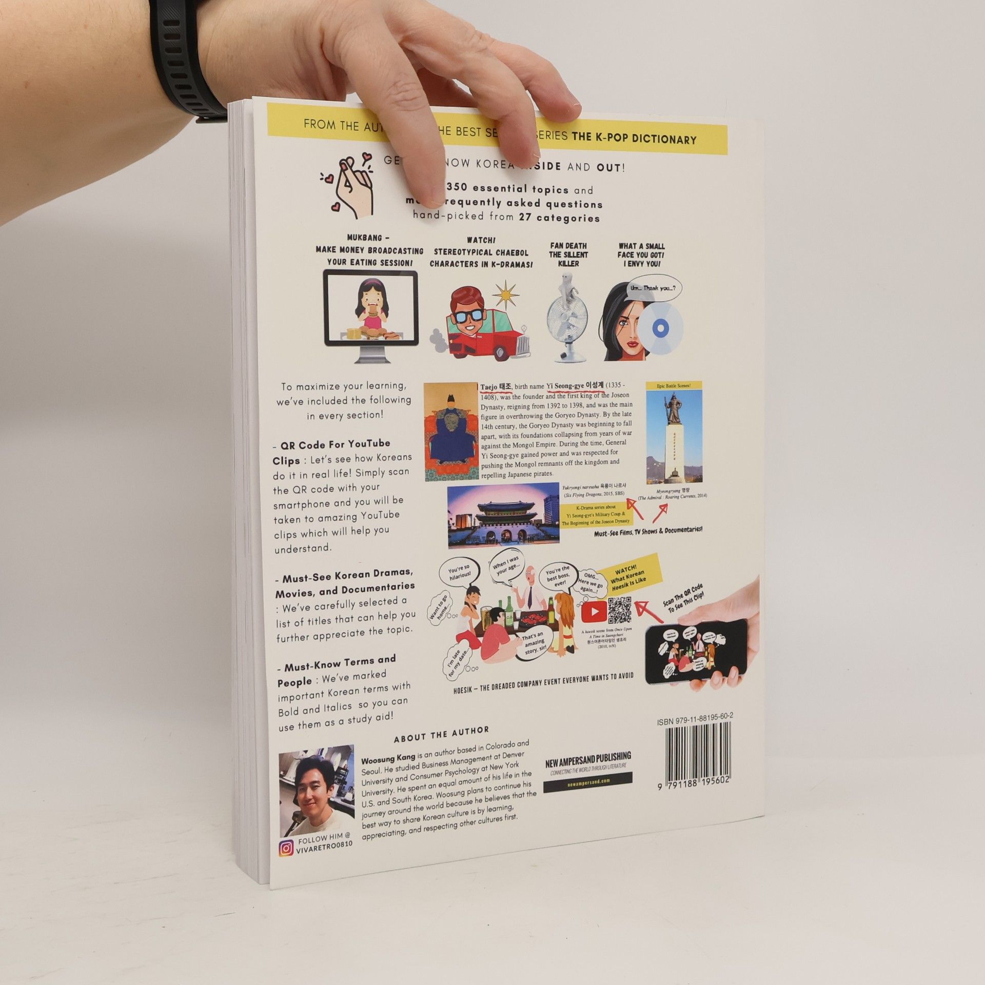 New Ampersand Publishing Korean Culture Dictionary : From Kimchi To K-Pop And K-Drama Cliches. Everything About Korea Explained!