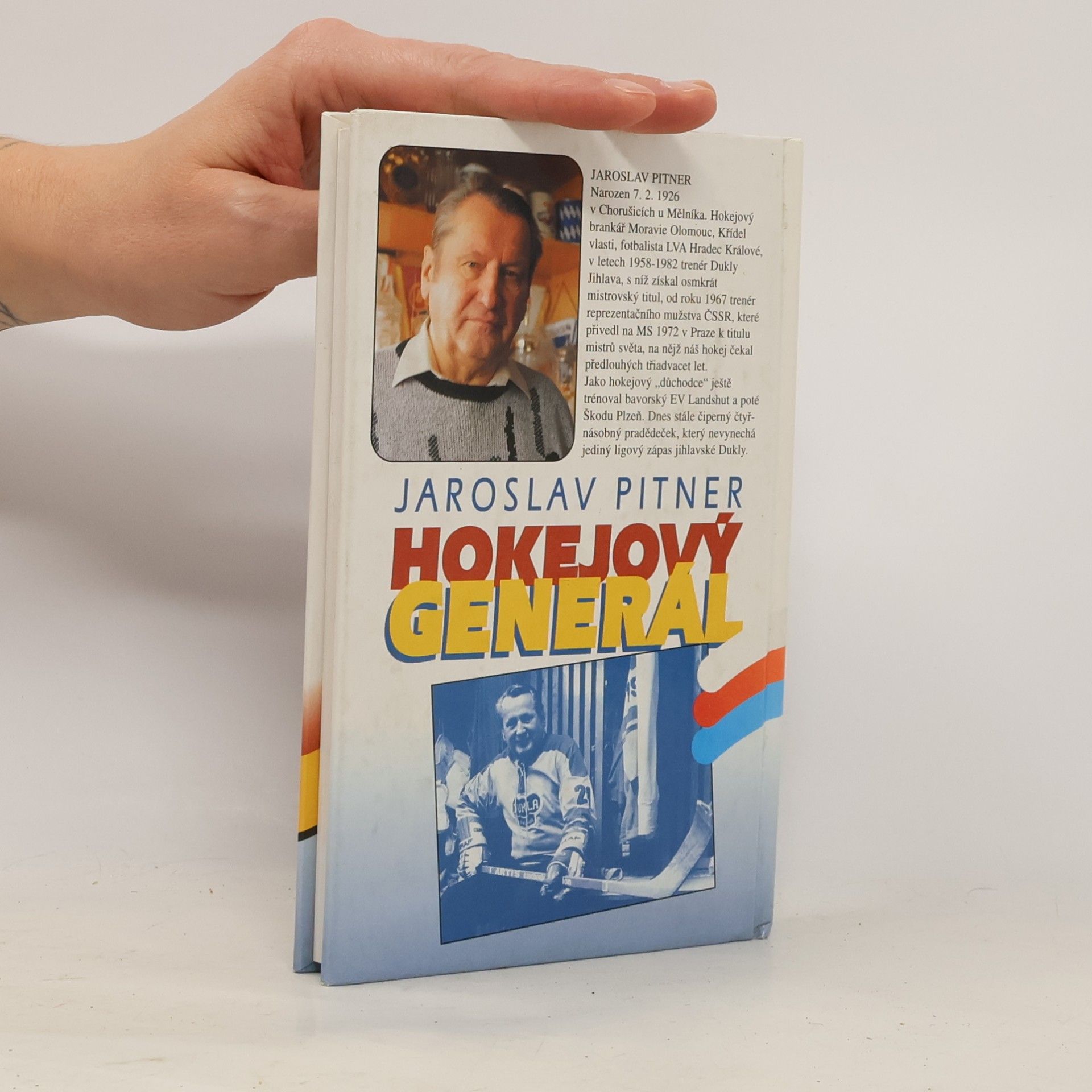 Jaroslav Pitner Hokejový generál vzpomíná