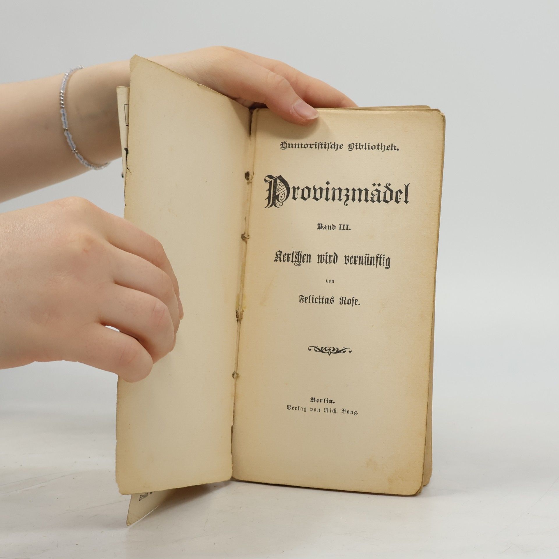 Felicitas Rose Provinzmädel III.