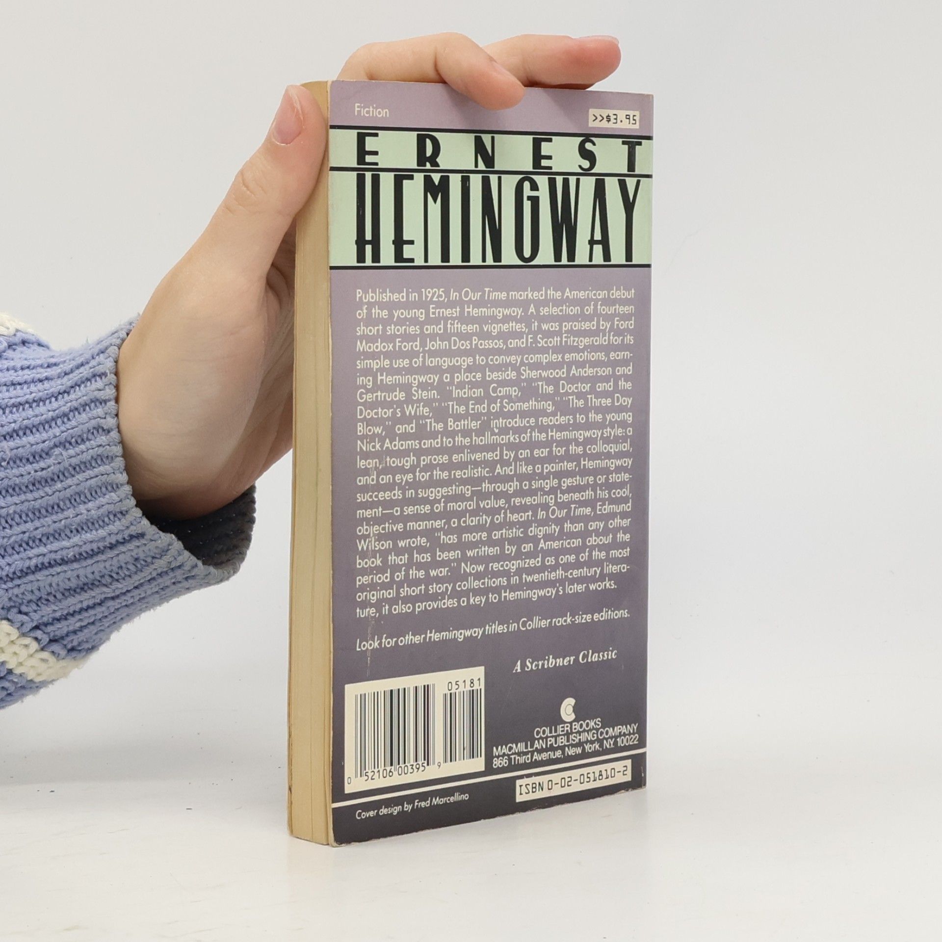 Ernest Hemingway In Our Time