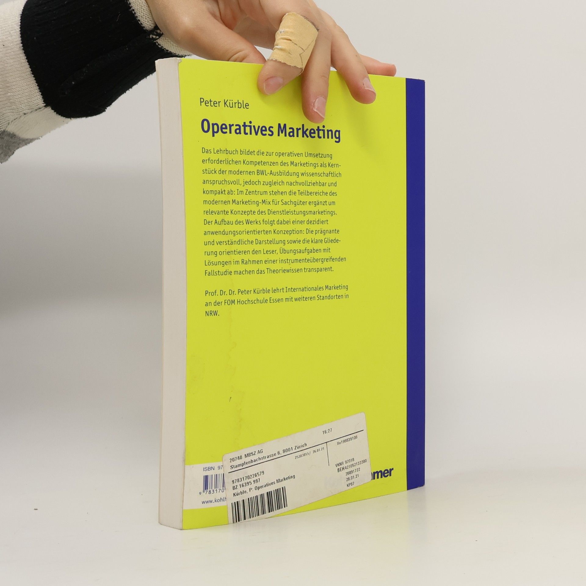 Peter Kürble BWI Bachelor Basics: Operatives Marketing