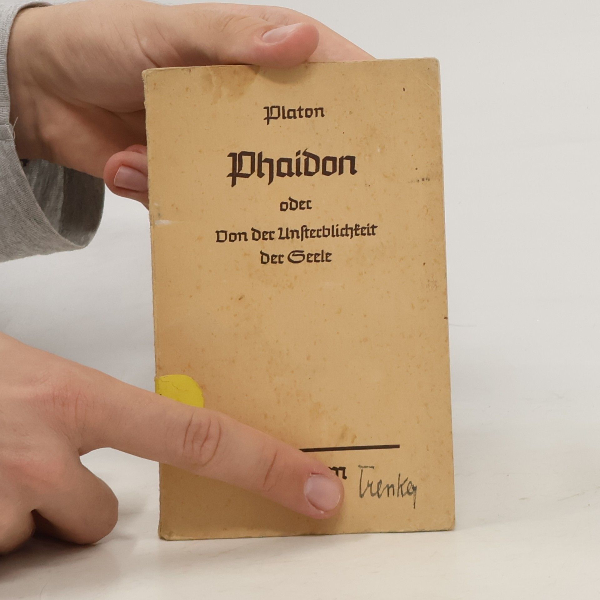 Platón Phaidon oder von der Unsterblichkeit der Seele