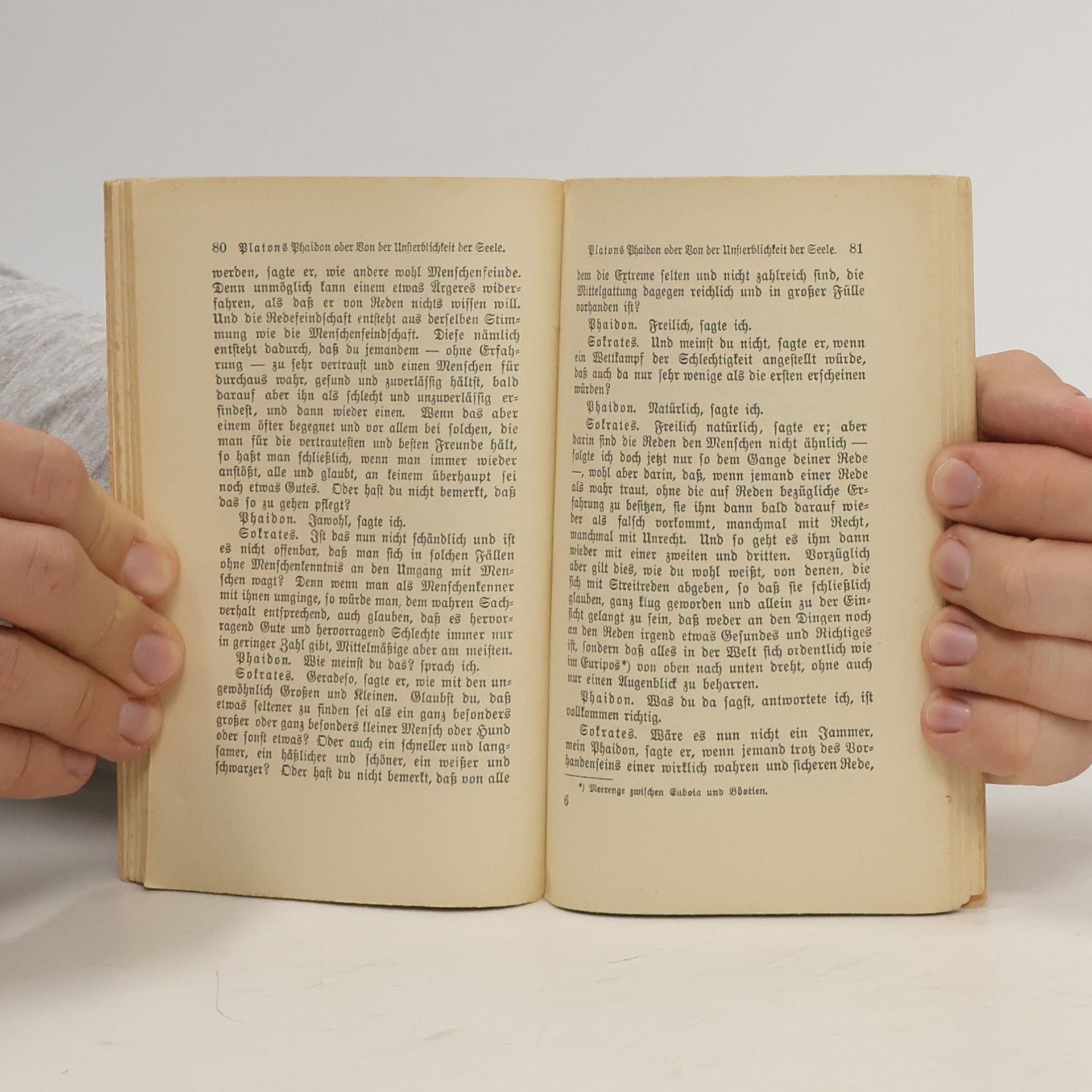 Platón Phaidon oder von der Unsterblichkeit der Seele