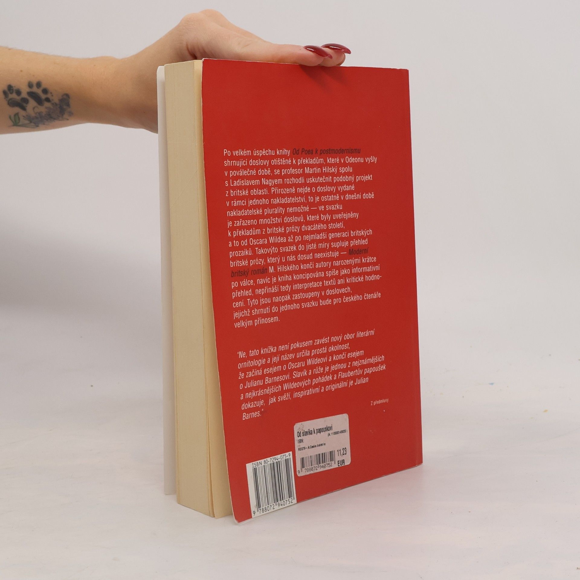 Martin Hilský Od slavíka k papouškovi. Proměny britské prózy