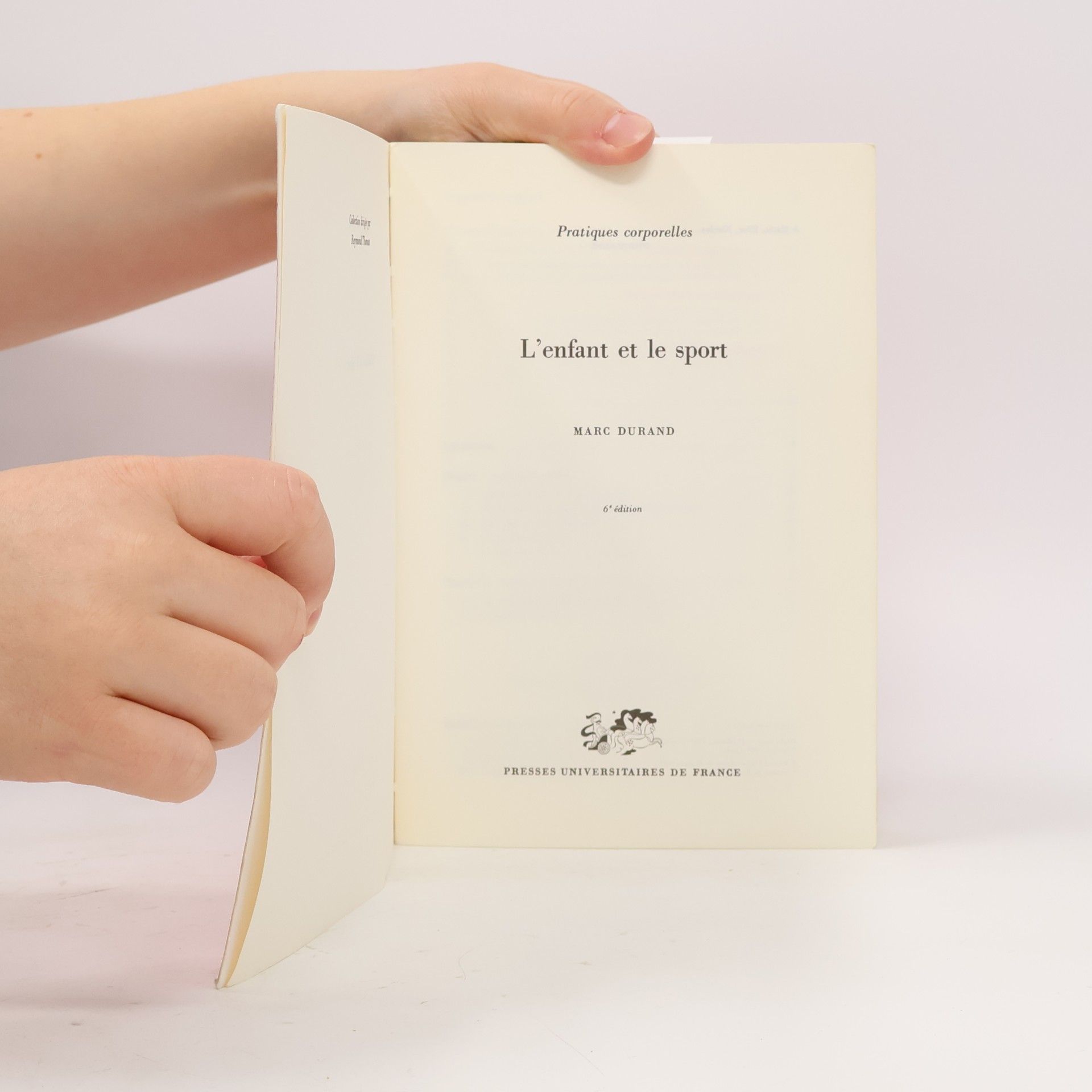 Marc Durand L'enfant et le sport