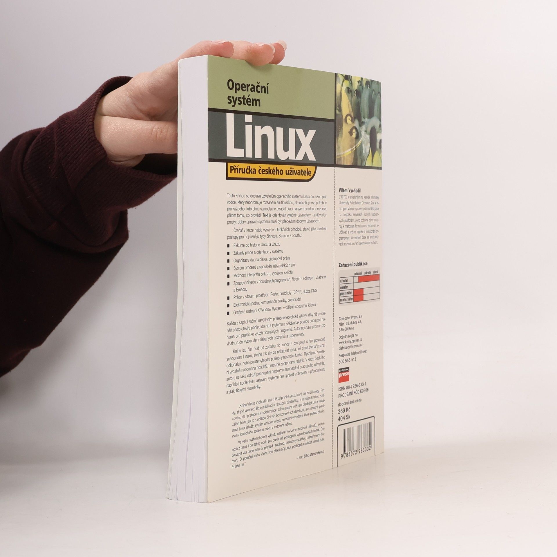 Vilém Vychodil Operační systém Linux: Příručka českého uživatele