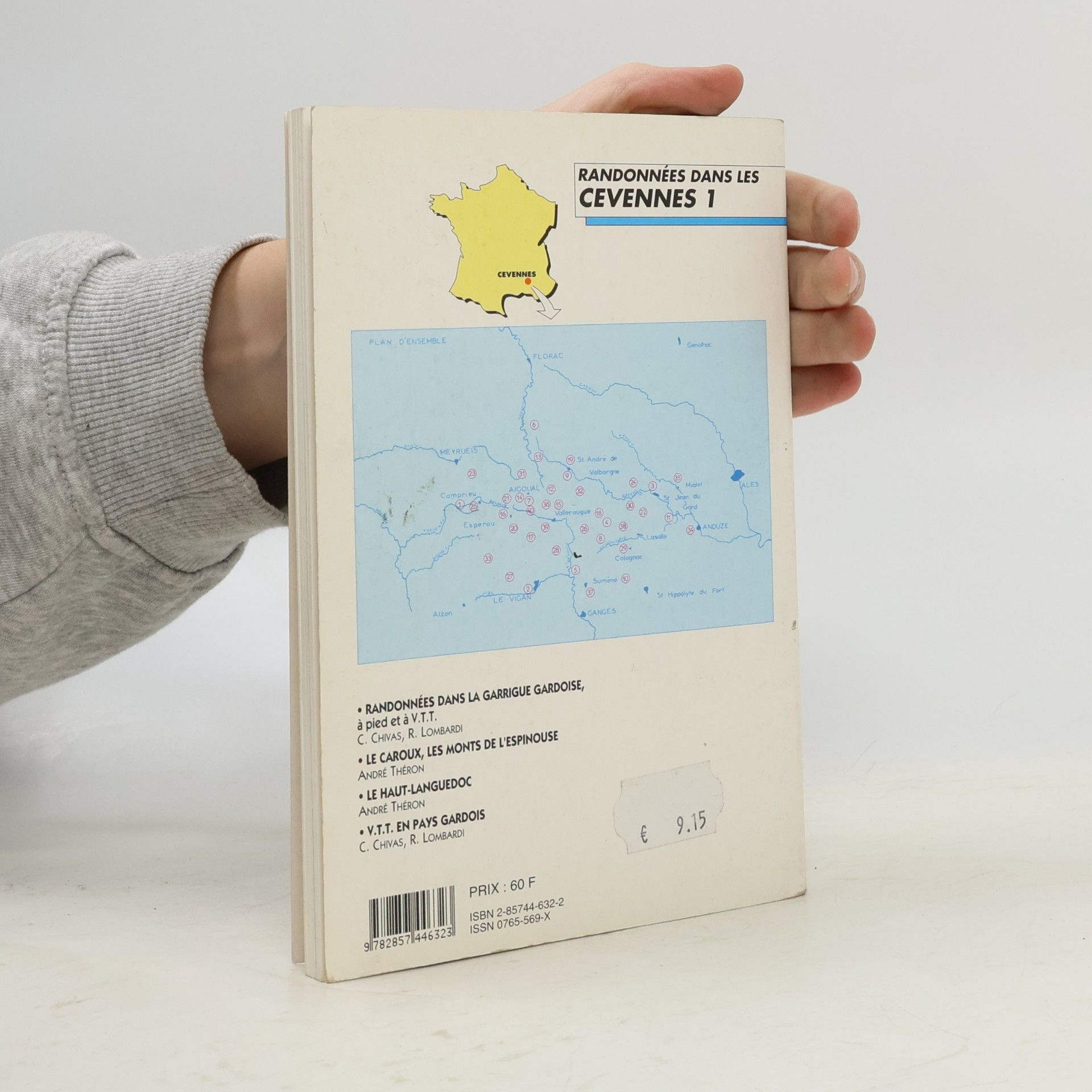 Chantal Chivas Guides de randonnées Edisud - 23: Randonnées pédestres dans les Cévennes