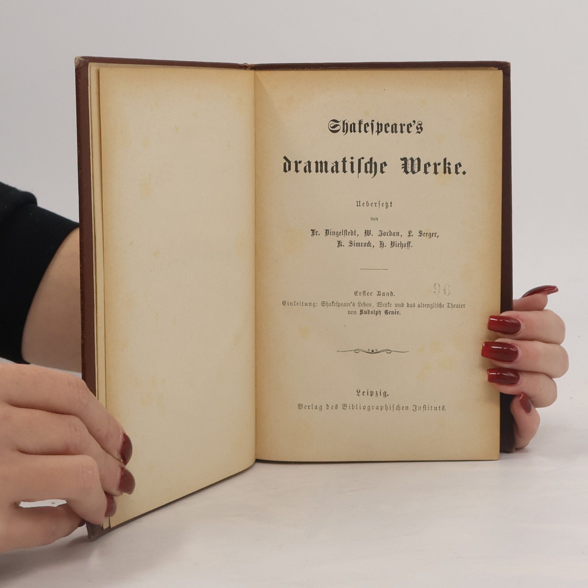 William Shakespeare Shakespeare's dramatische Werke 1
