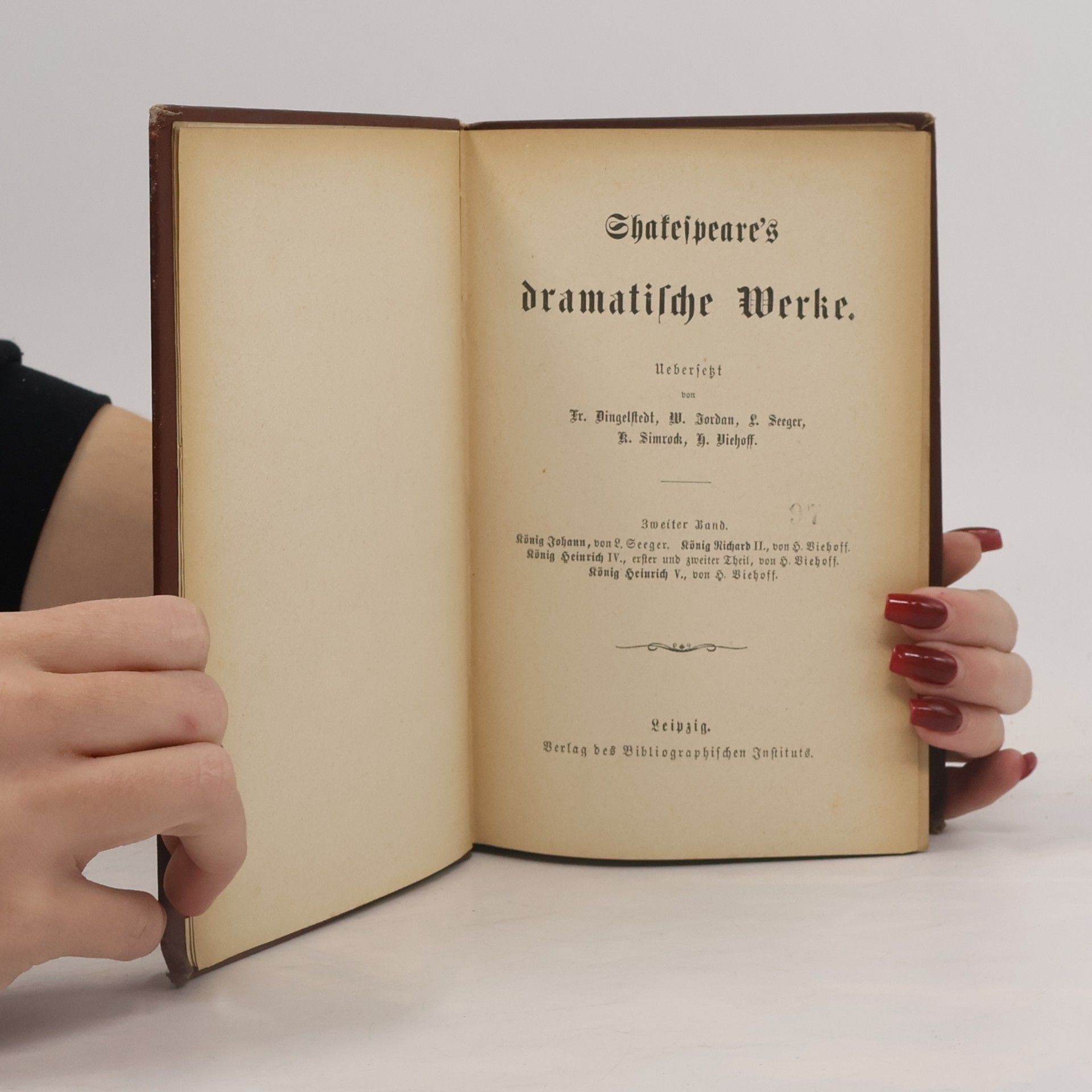 William Shakespeare Shakespeare's Dramatische Werke 2