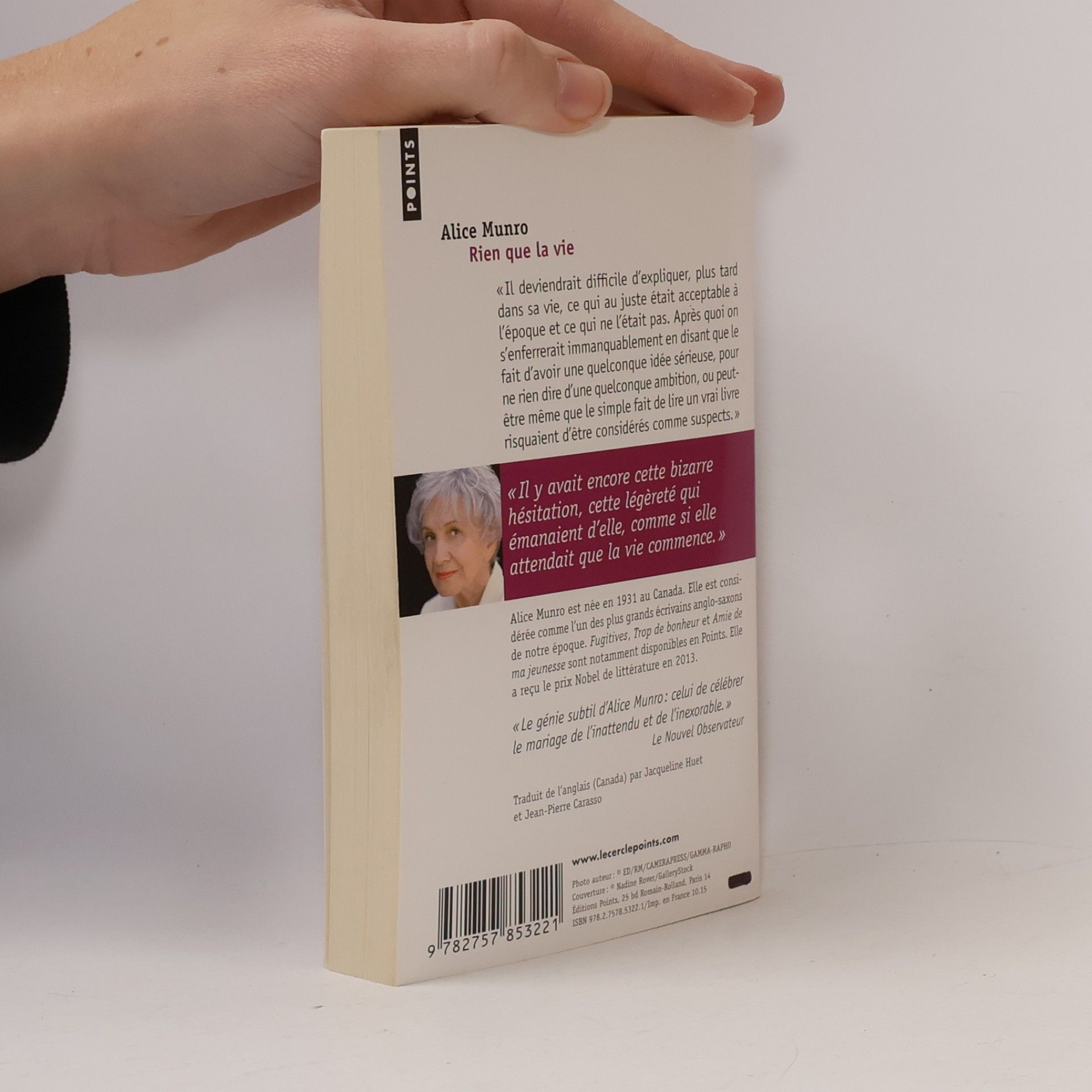 Alice Munro Points: Rien que la vie