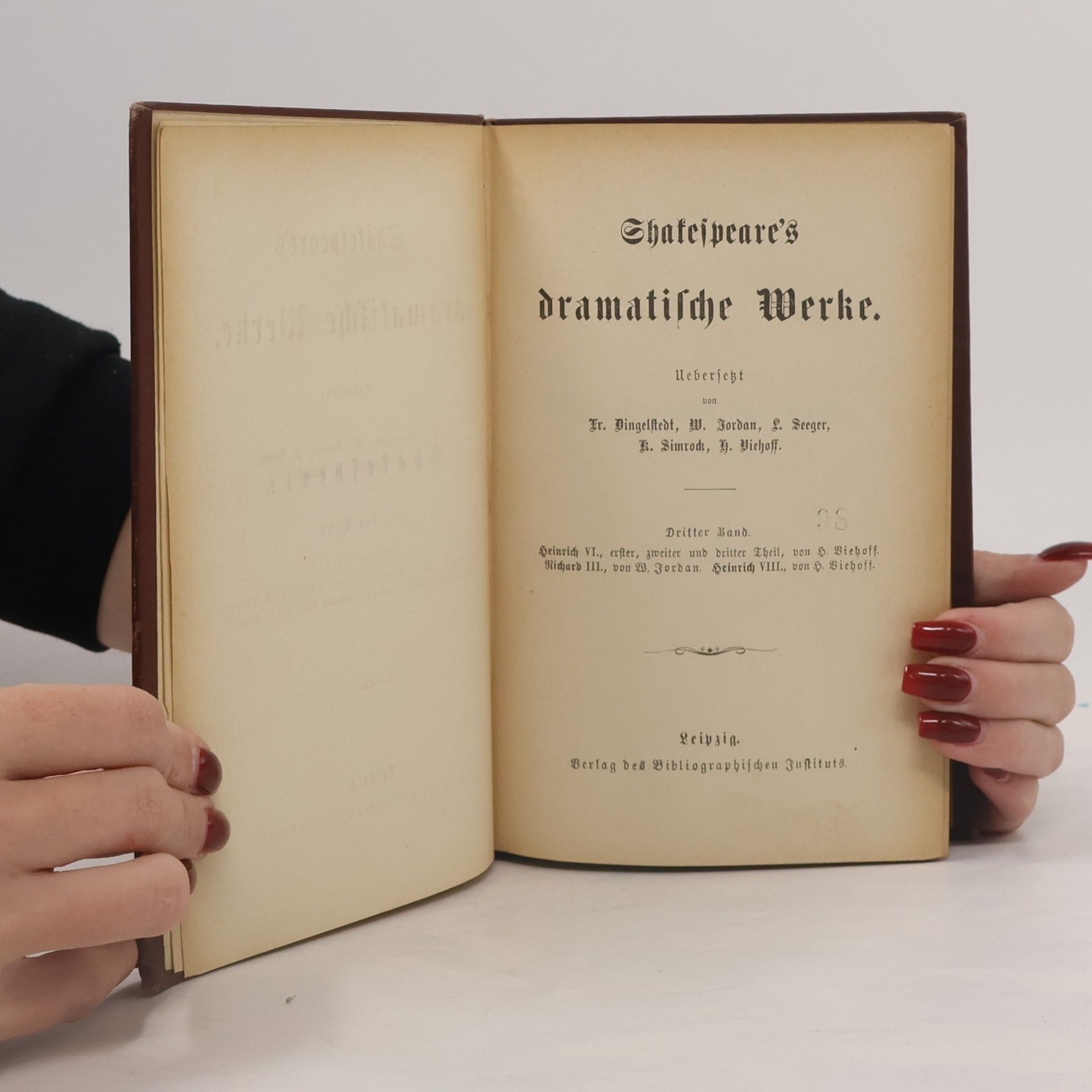 William Shakespeare Shakespeare's dramatische Werke 3