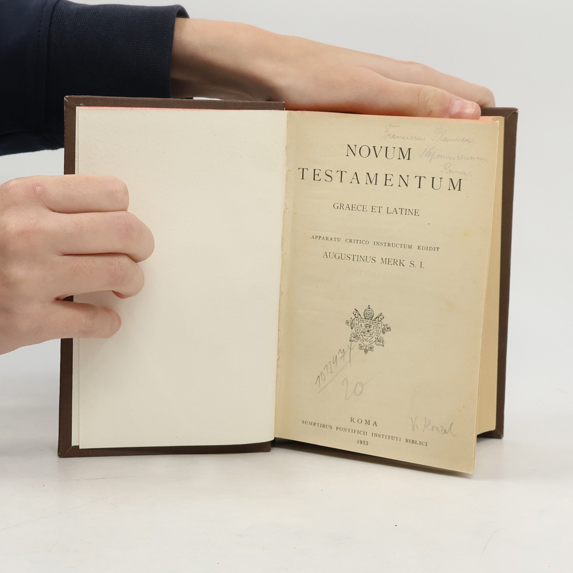 Augustinus Merk S.J. Merk-Novum Testamentum