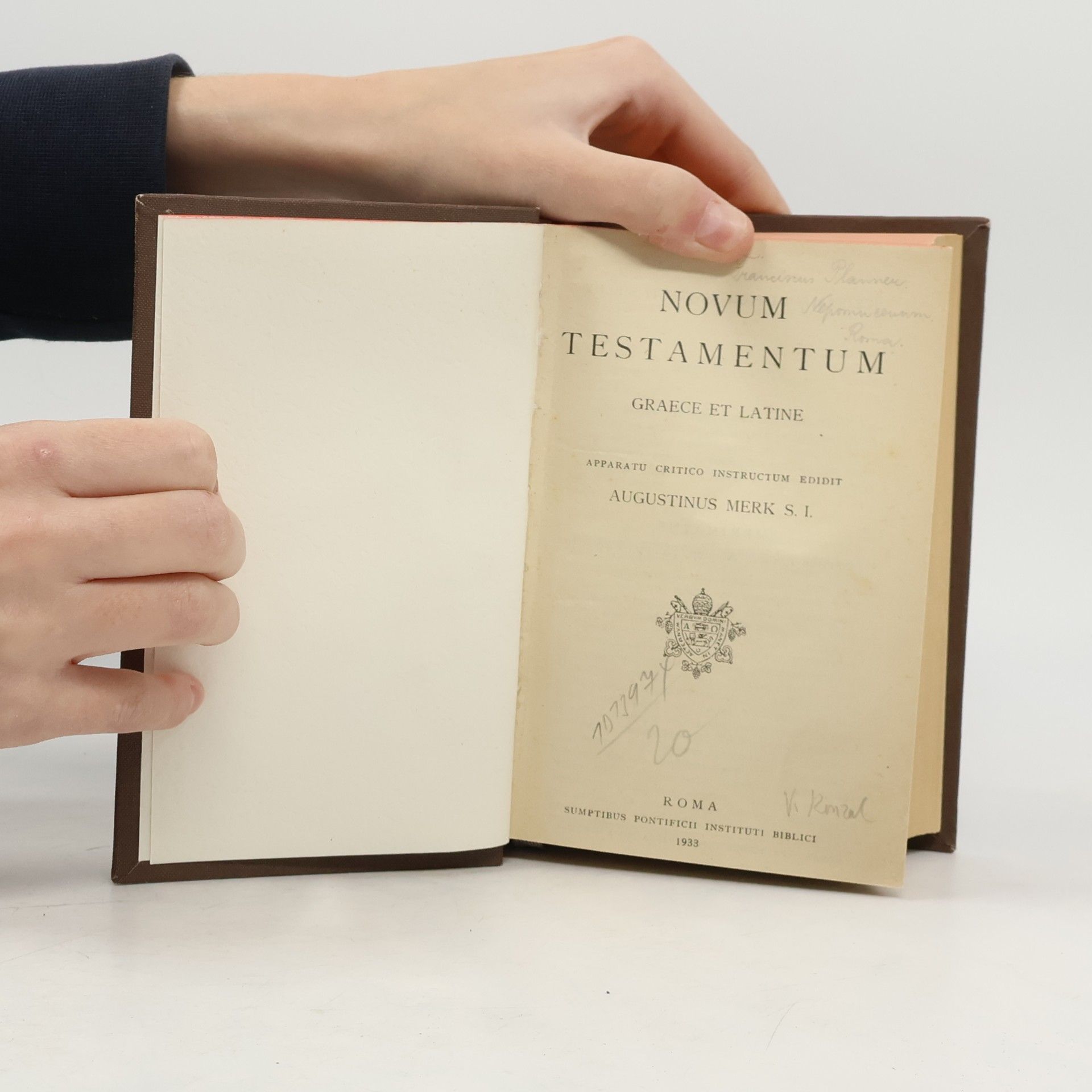 Augustinus Merk S.J. Merk-Novum Testamentum