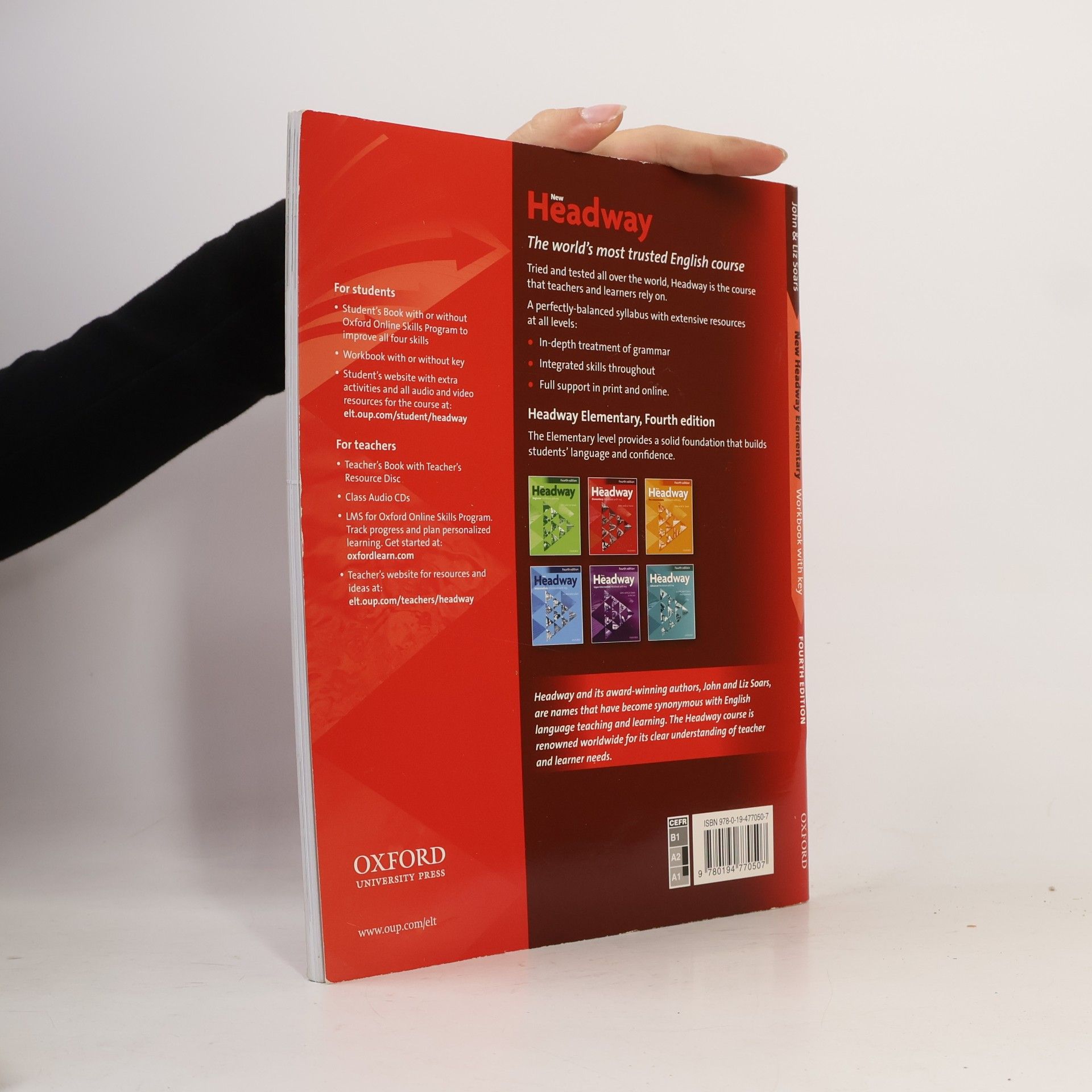 Liz Soars New Headway : elementary. Workbook with key : with iChecker