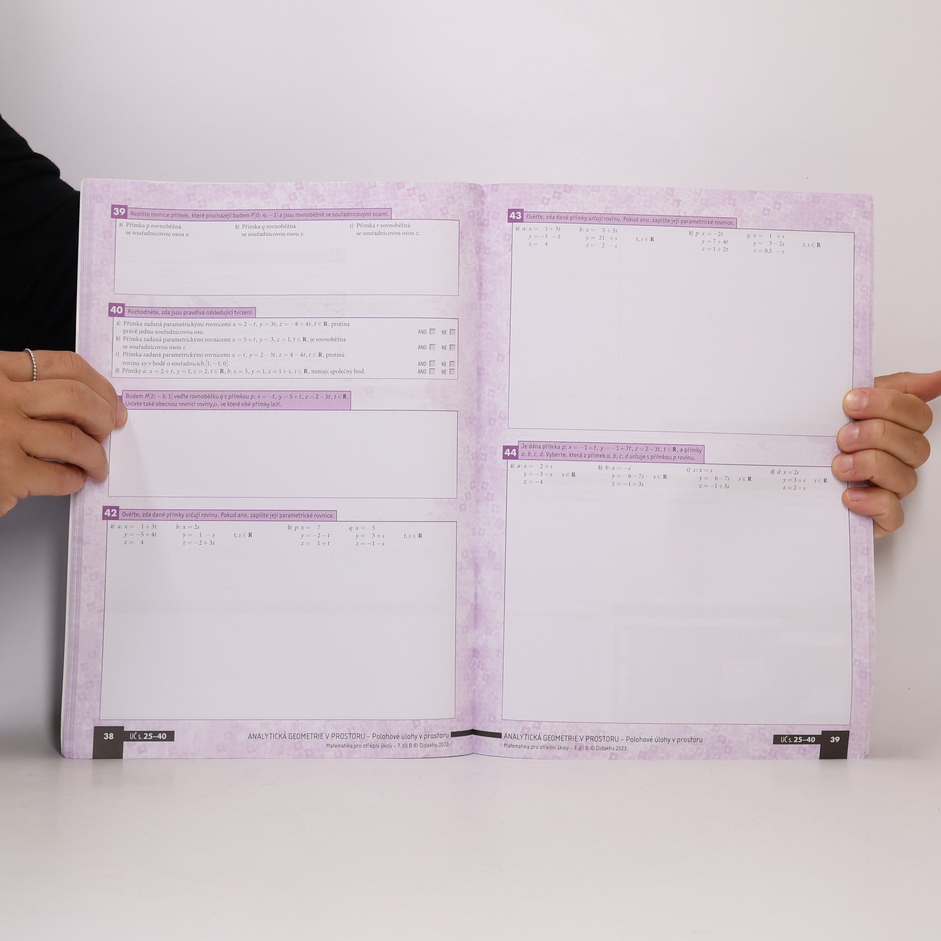 Jana Kalová Matematika pro střední školy 7.díl B Pracovní sešit
