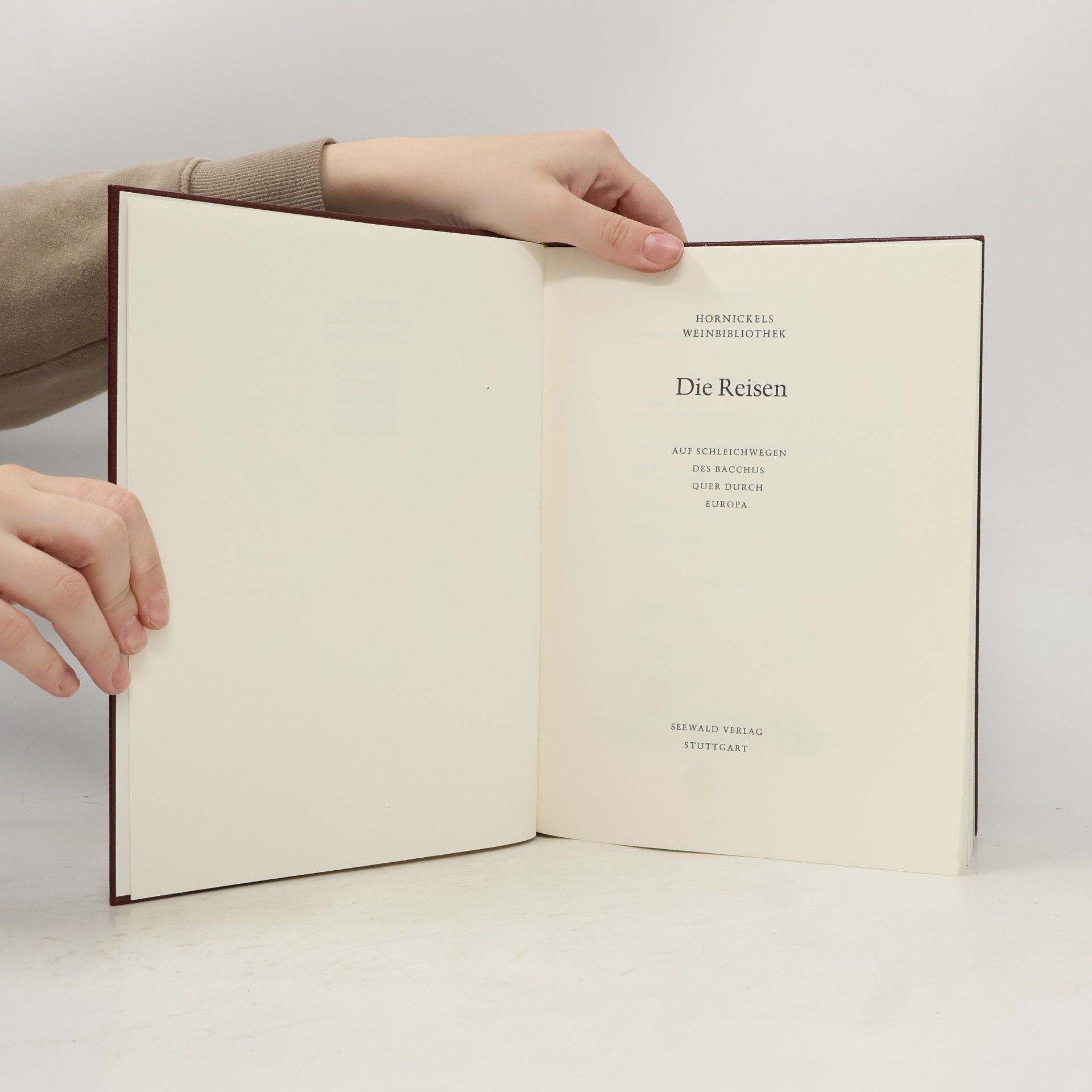 Ernst Hornickel Hornickels Weinbibliothek