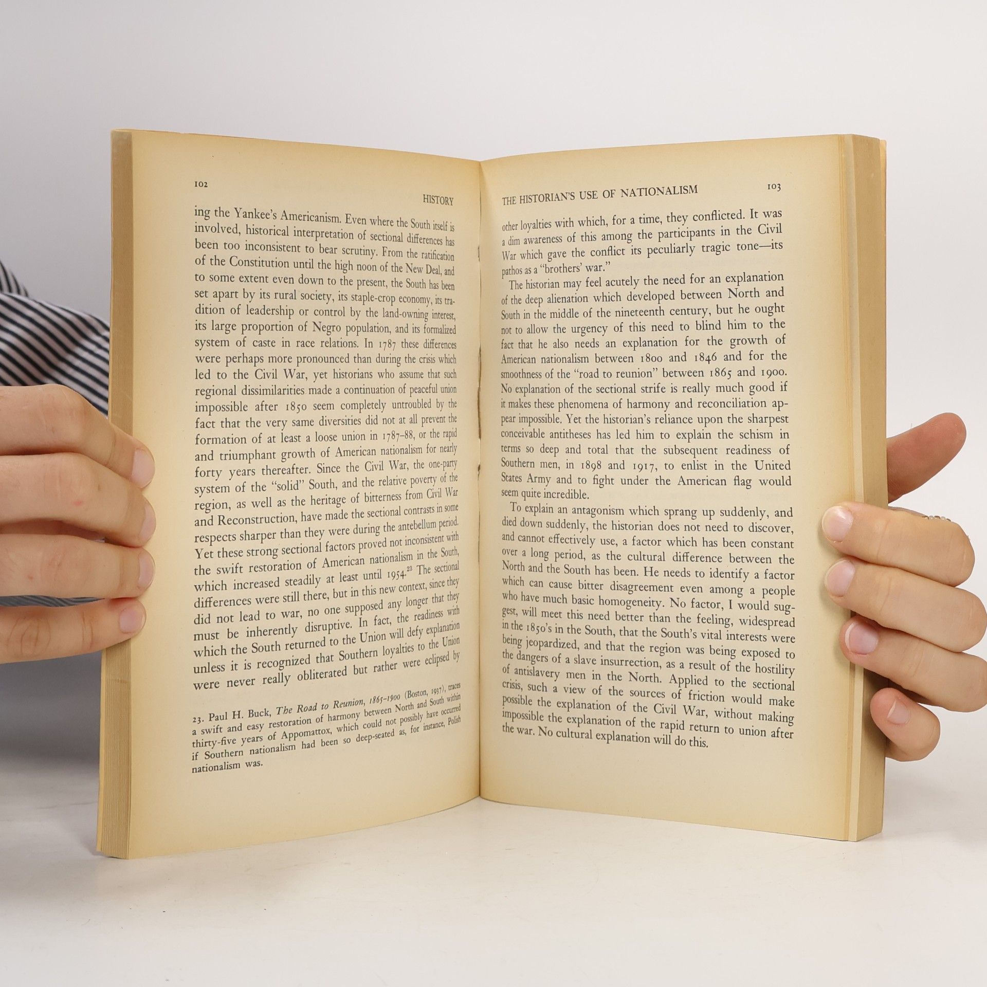 David Morris Potter History and American Society