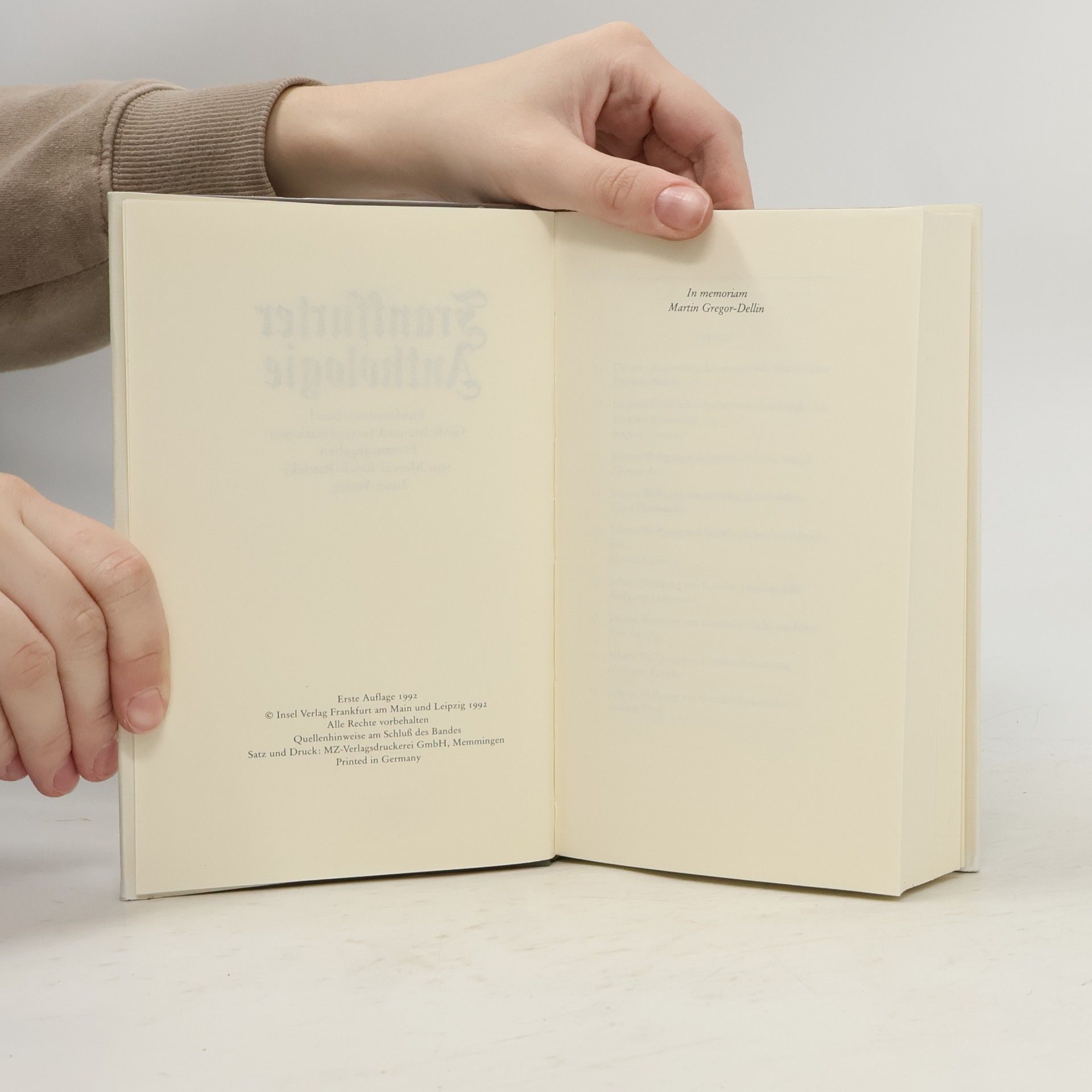 Marcel Reich-Ranicki Frankfurter Anthologie - 15: Frankfurter Anthologie