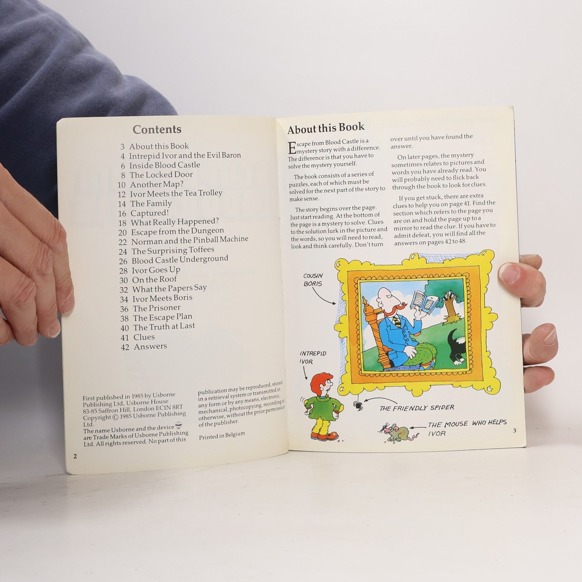 Graham Round Usborne Puzzle Adventures - 1: Escape From Blood Castle