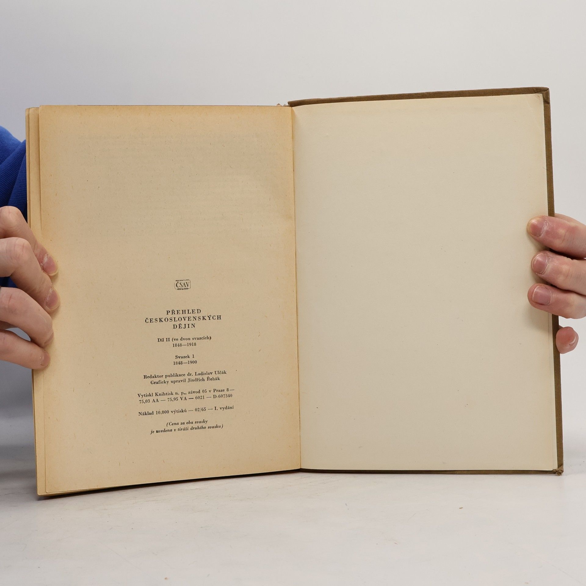 Autores varios Přehled československých dějin II/1 (1848–1900)