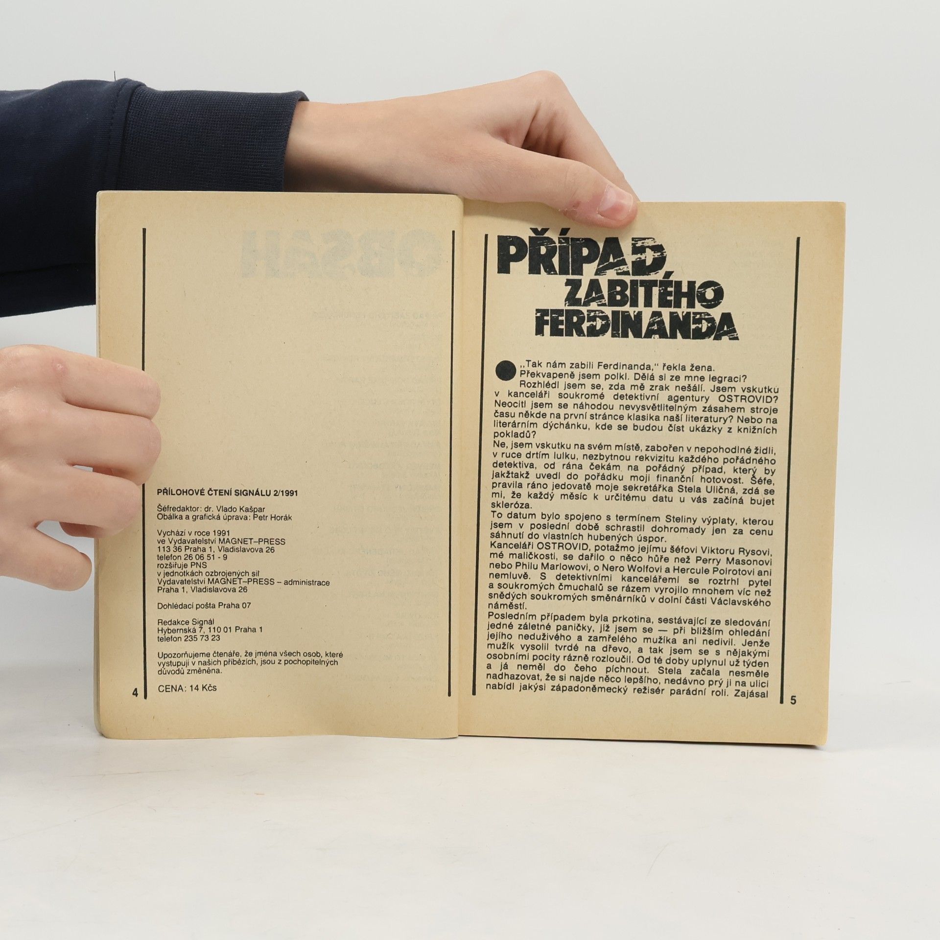 Margolius Jiří Případ zabitého Ferdinanda a další kriminální příběhy