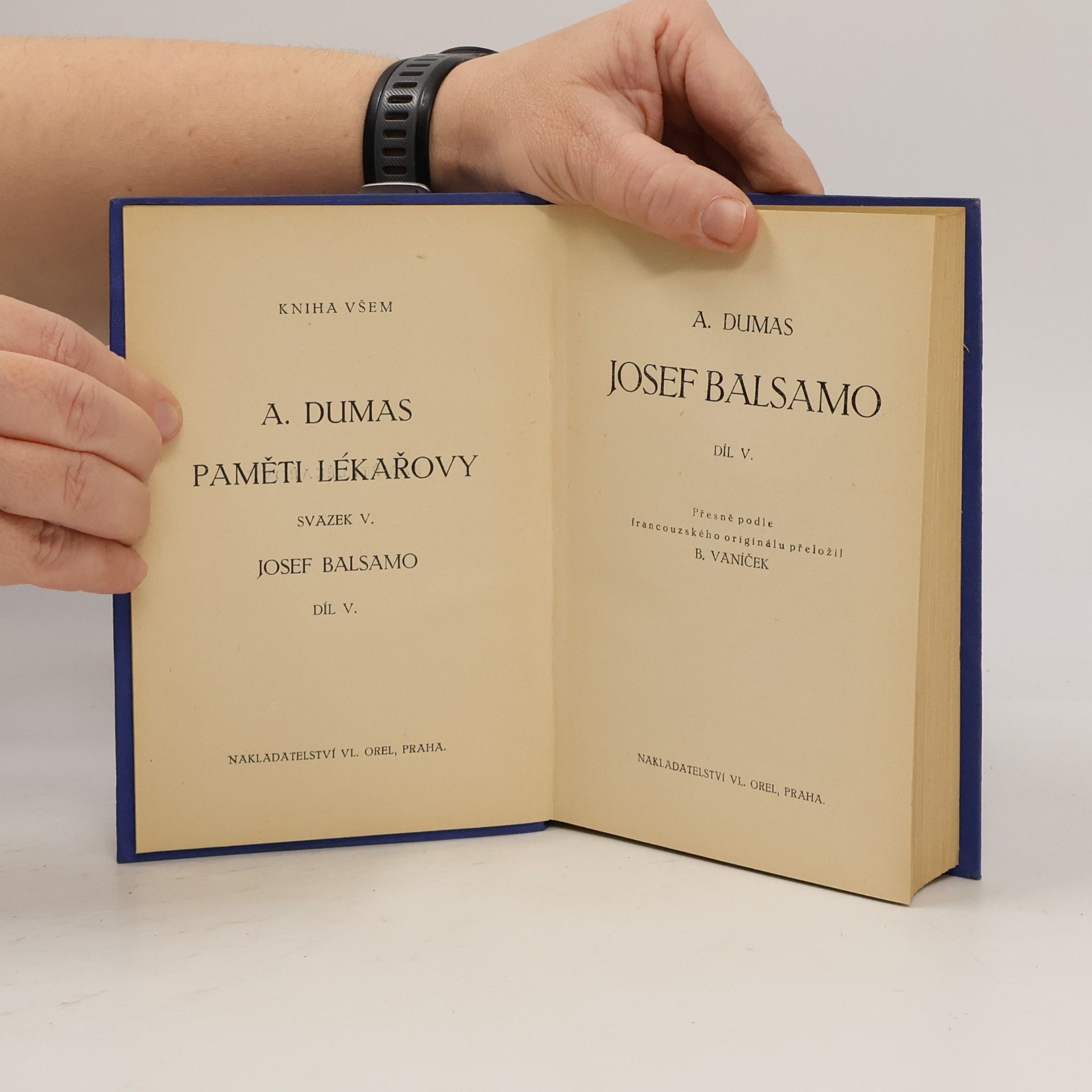 Alexandre Dumas starší Paměti lékařovy V. Josef Balsamo V.