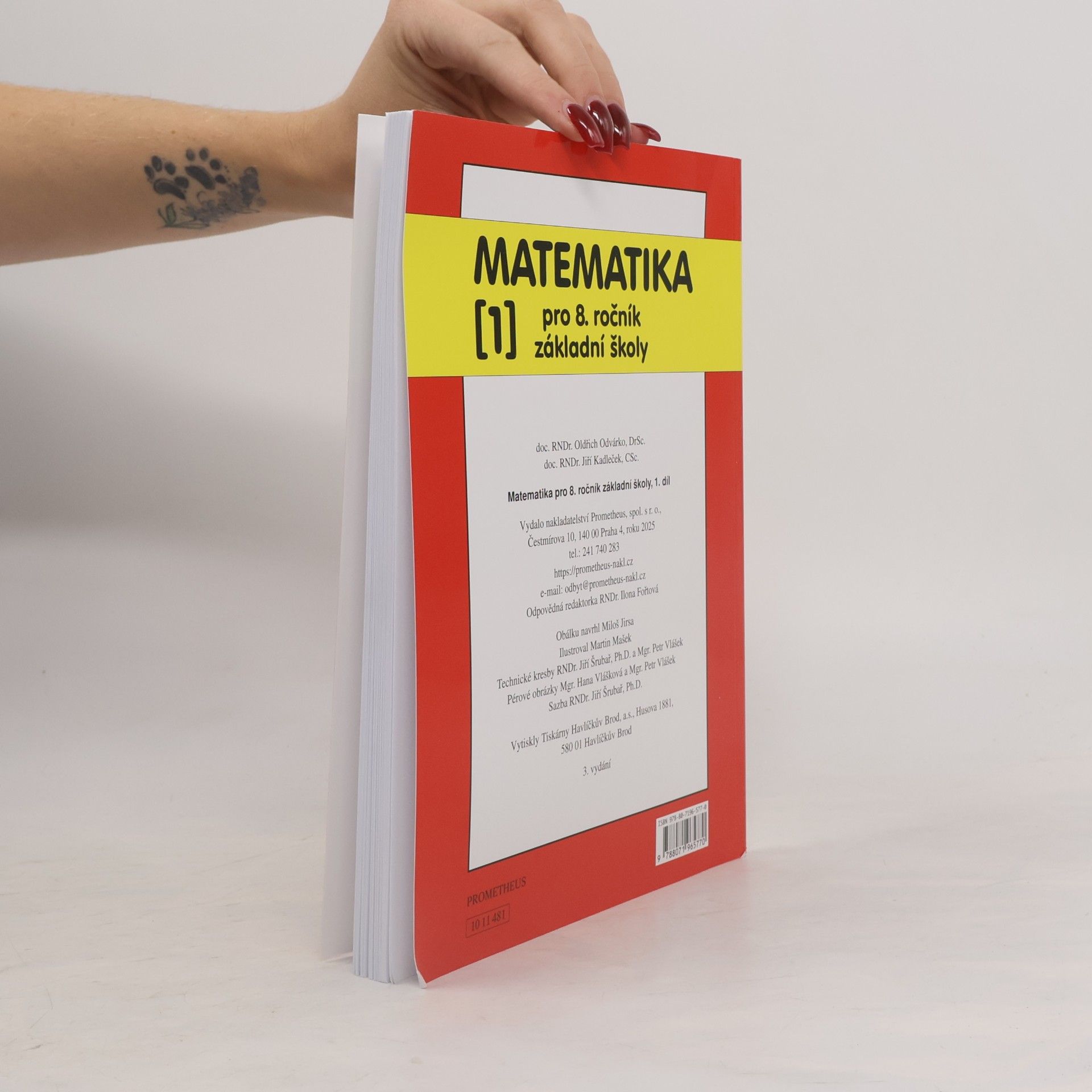Oldřich Odvárko Matematika pro 8. ročník základní školy