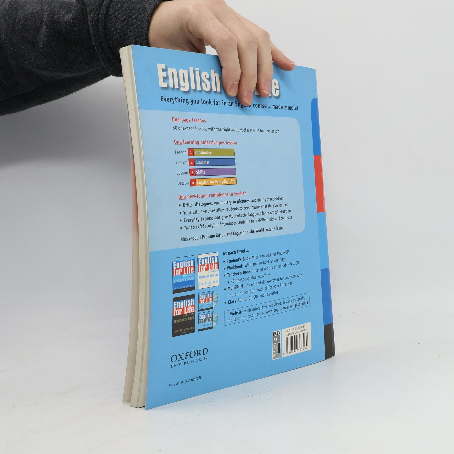 Tom Hutchinson English for life. Student's book : elementary