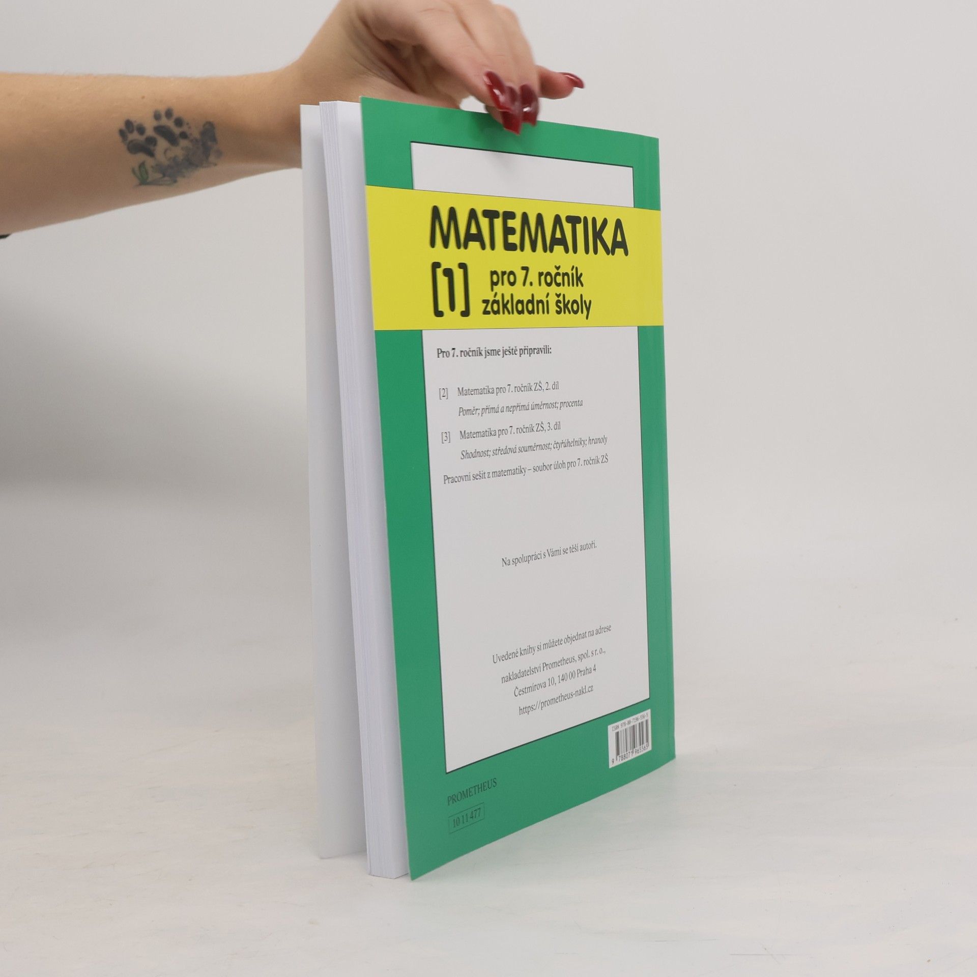 Oldřich Odvárko Matematika pro 7. roč. ZŠ - 1.díl (Zlomky; celá čísla; racionální čísla)