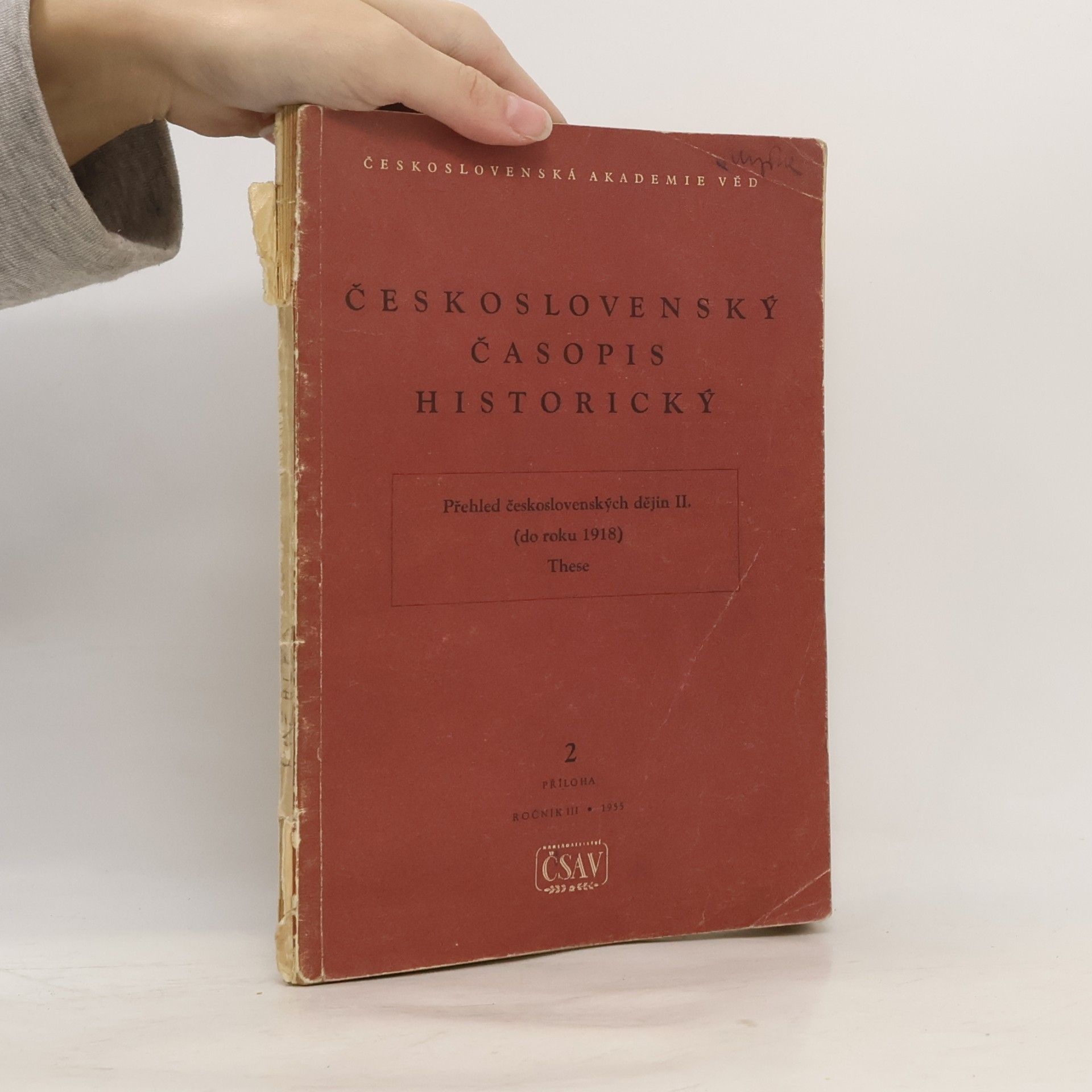 Kolektív autorov Československý časopis historický, ročník II.