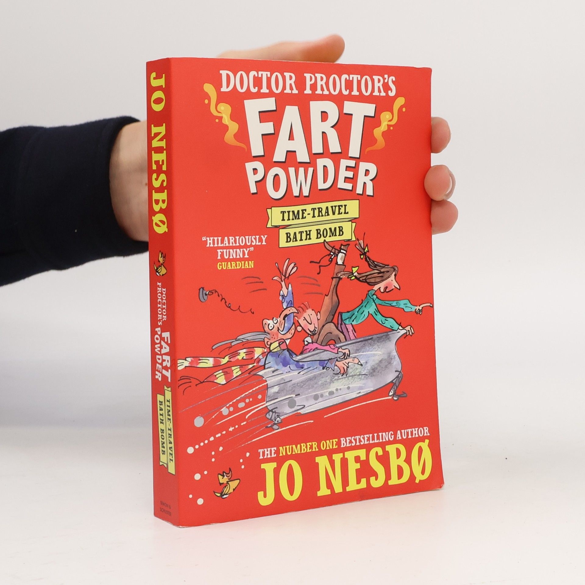 Jo Nesbø Doctor Proctor's fart powder. Time-travel bath bomb