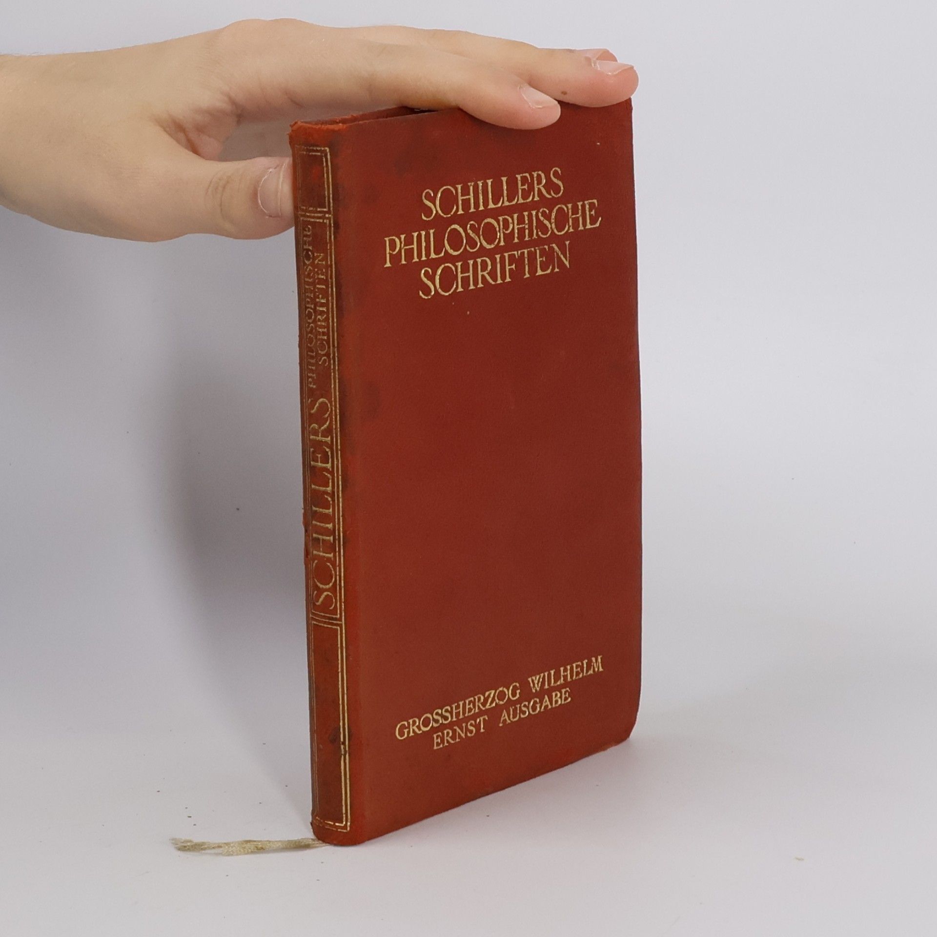 Friedrich Schiller Schillers philosophische Schriften