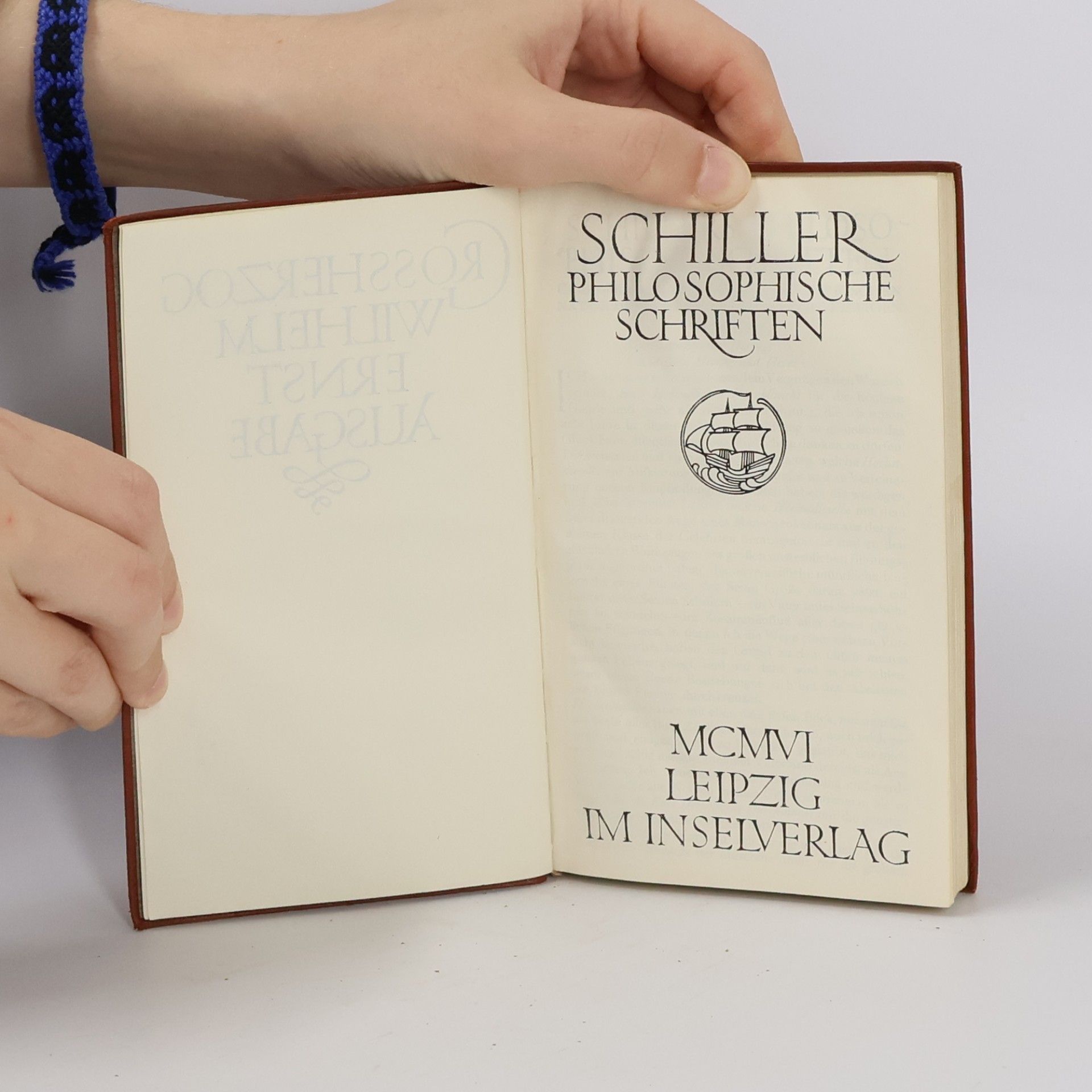 Friedrich Schiller Schillers philosophische Schriften