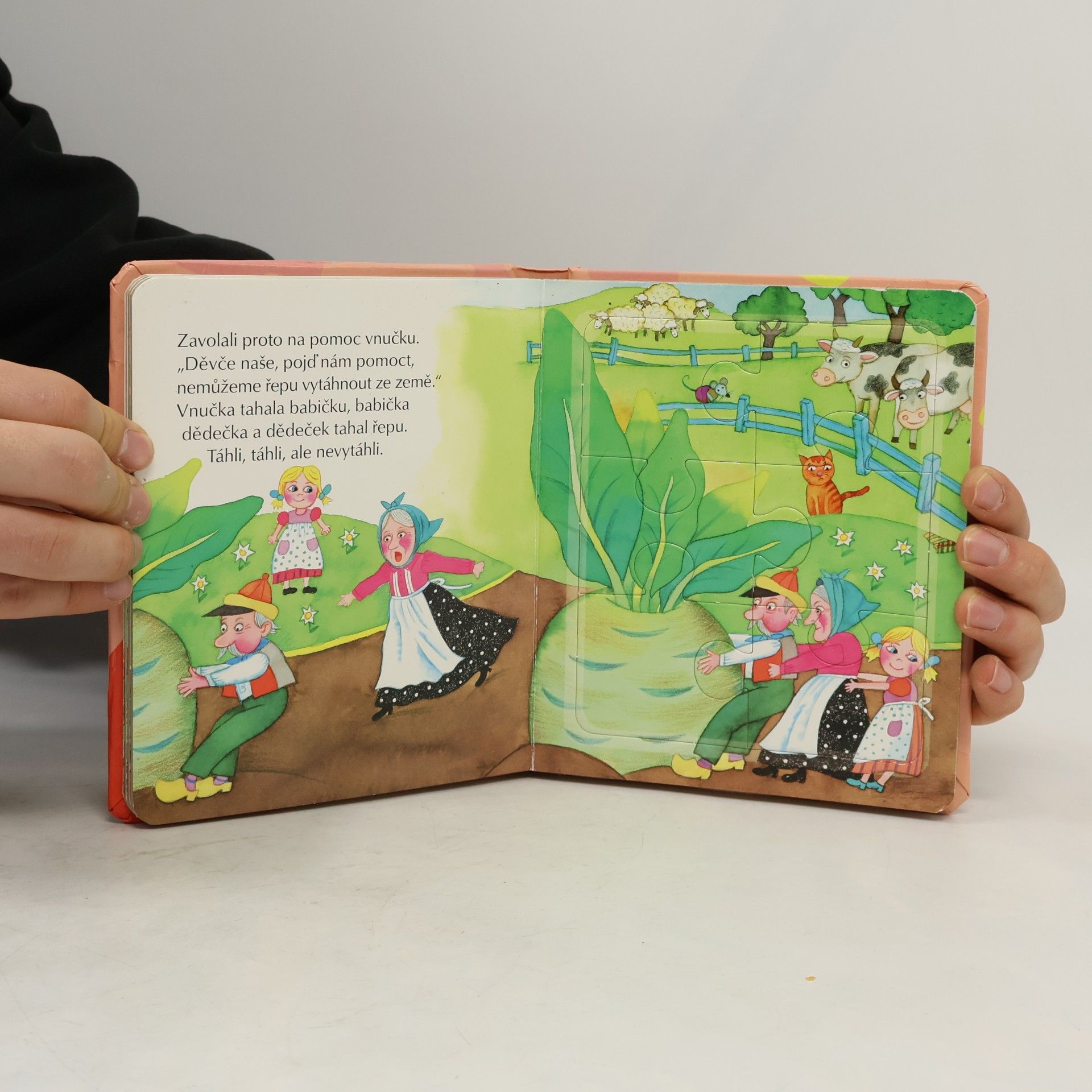 Autorenkollektiv O veliké řepě : pohádka, puzzle, omalovánka