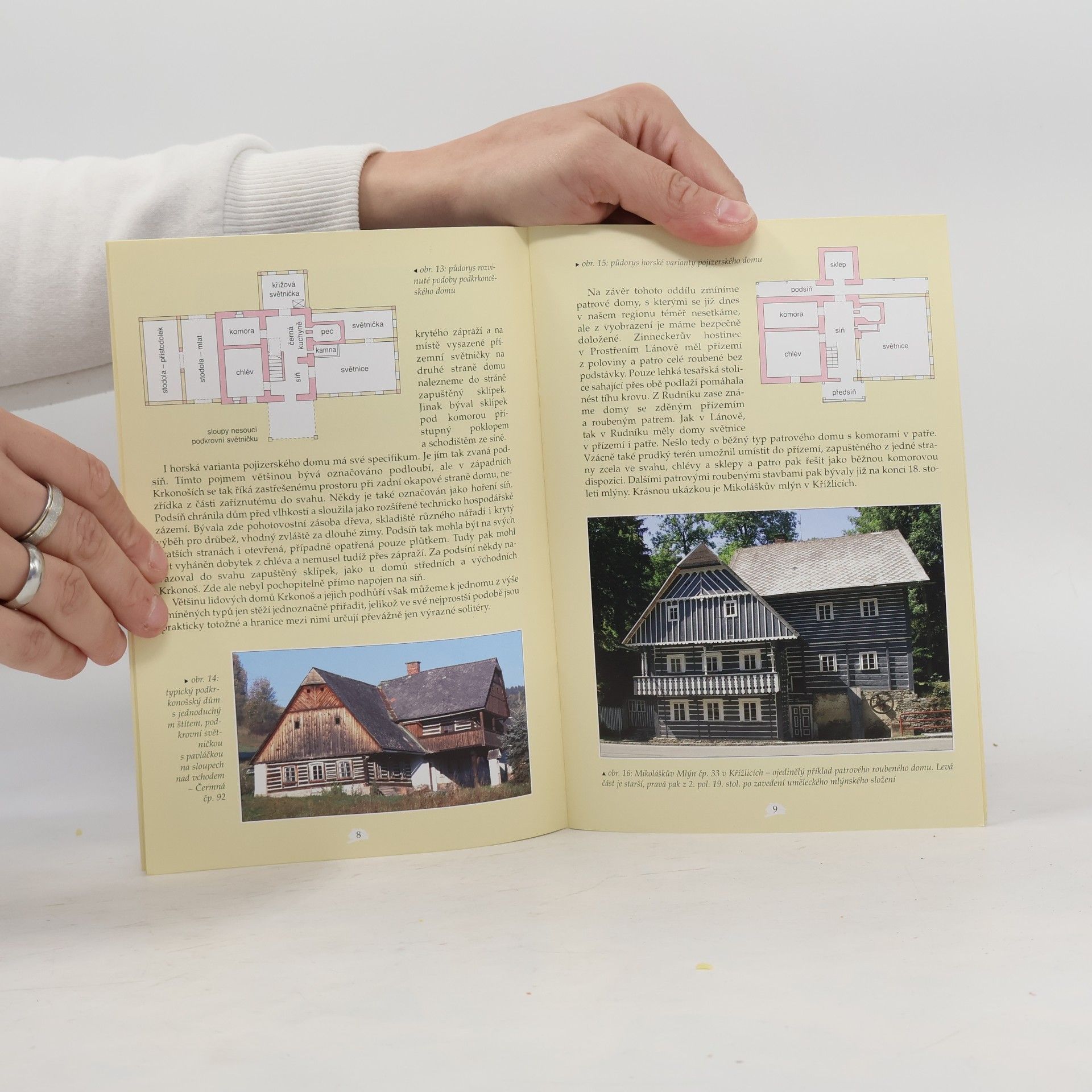 Jiří Louda Lidová architektura Krkonoš