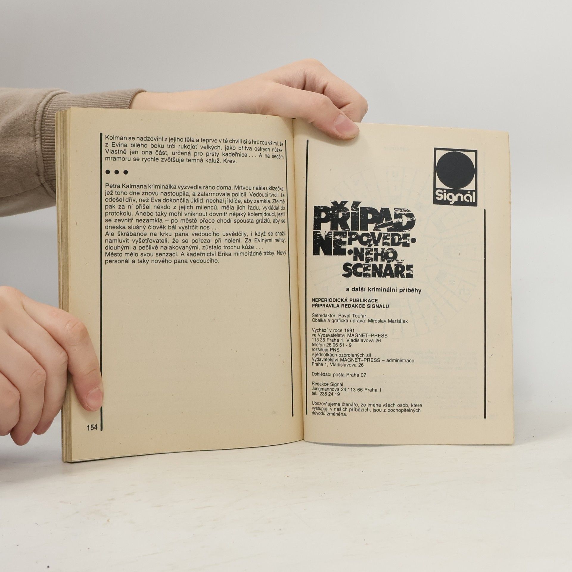 Various authors Případ nepovedeného scénaře a další krimi příběhy