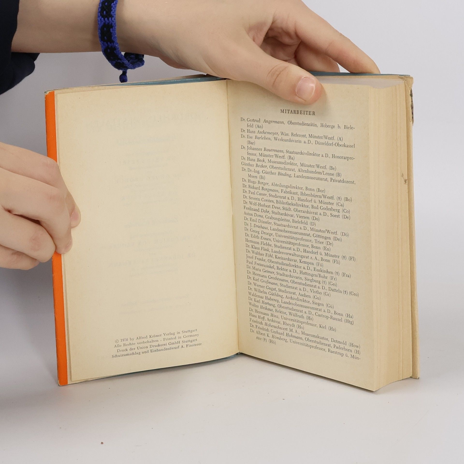 Friedrich von Klocke Handbuch der historischen Stätten Deutschlands III. Nordrhein-Westfalen